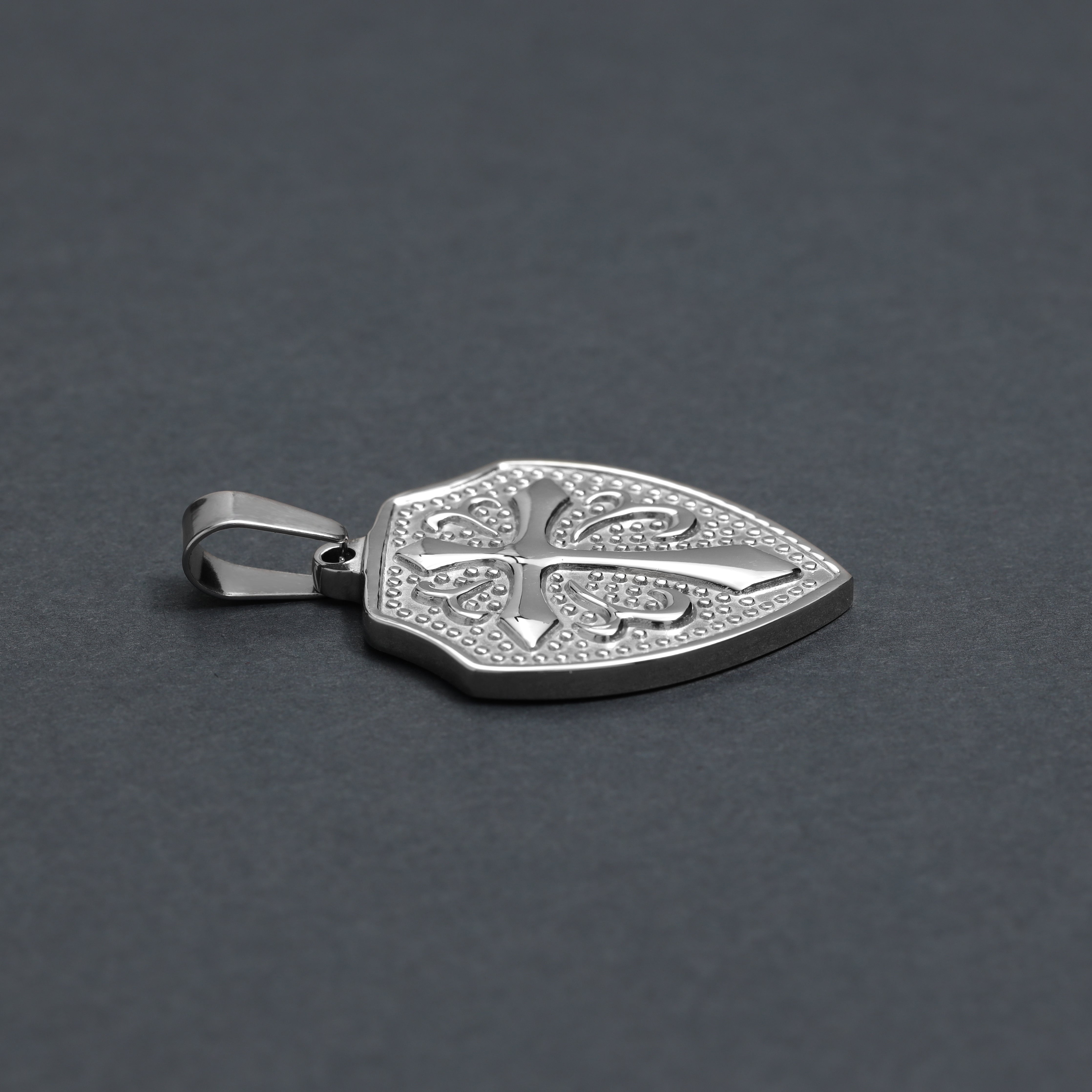 Verschiedene Anhänger aus Edelstahl Kreuz Medaillon / Flügel Dog Tag / Kompass / Kreuz Medaillon Wappen / Africa - Taipan Schmuck