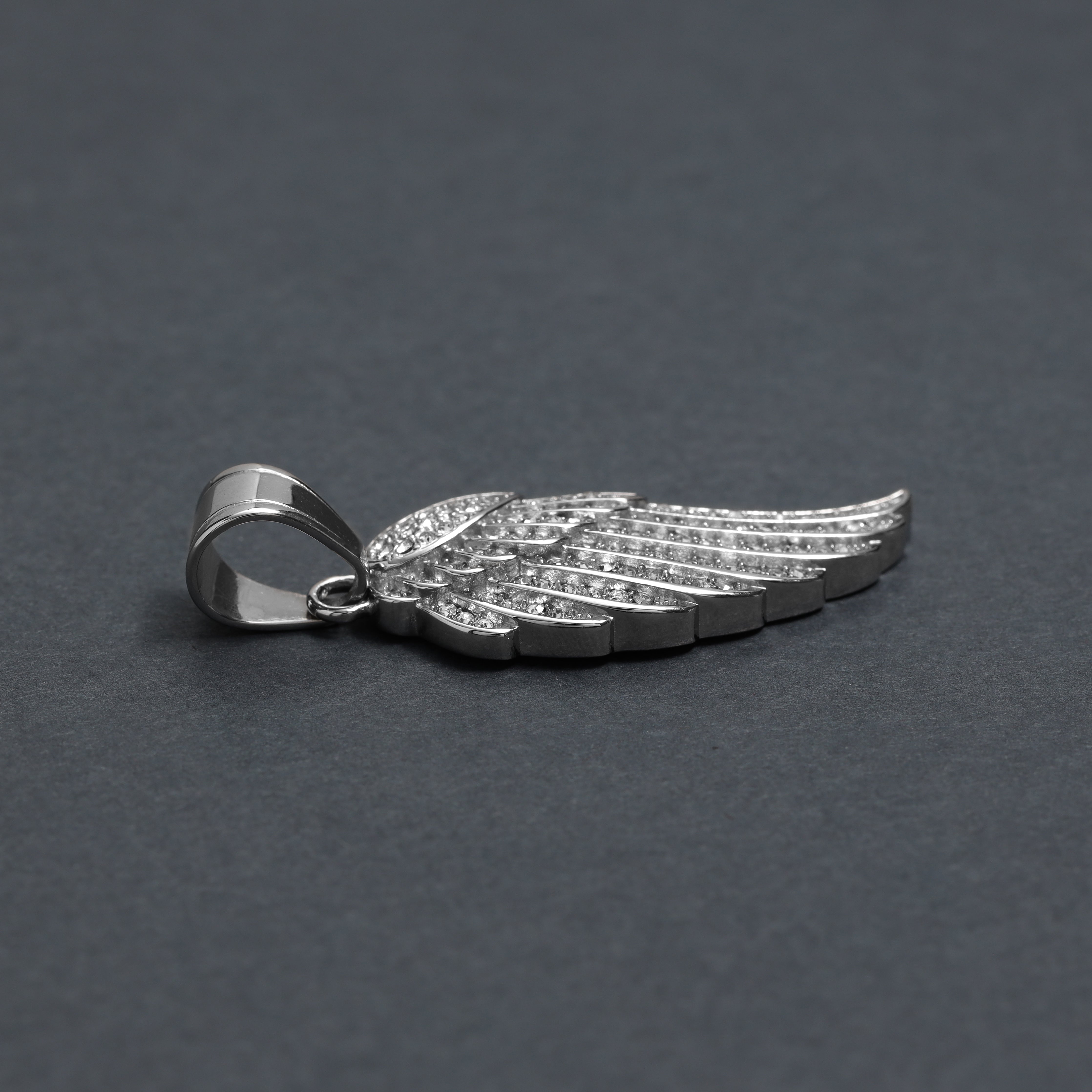Verschiedene Anhänger aus Edelstahl Iced Out Stil Flügel / Engelsflügel Flügel / Zahn - Taipan Schmuck