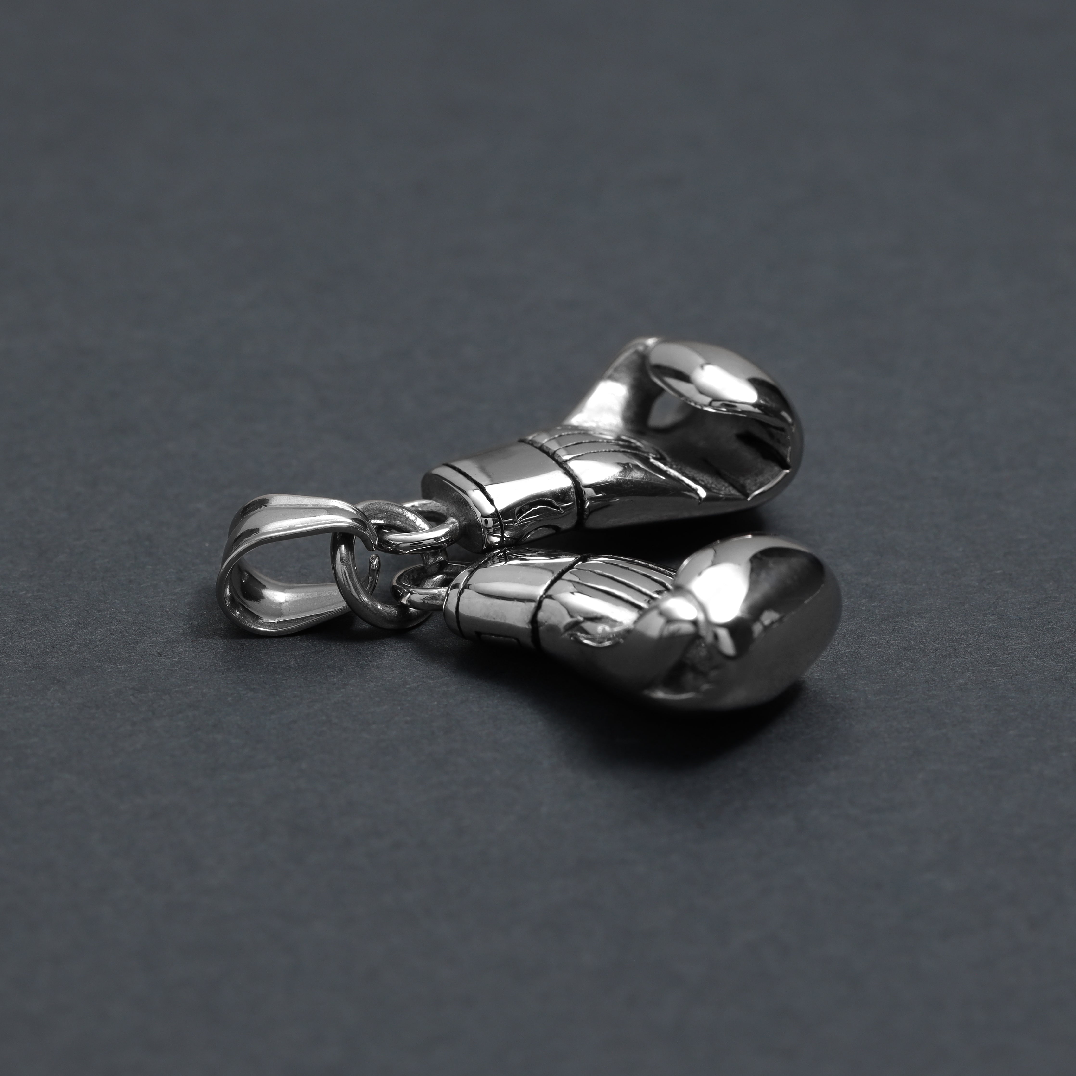 Verschiedene Anhänger aus Edelstahl Iced Out Stil Löwe / Boxhandschuh / Löwe / AK47 / Pistole - Taipan Schmuck