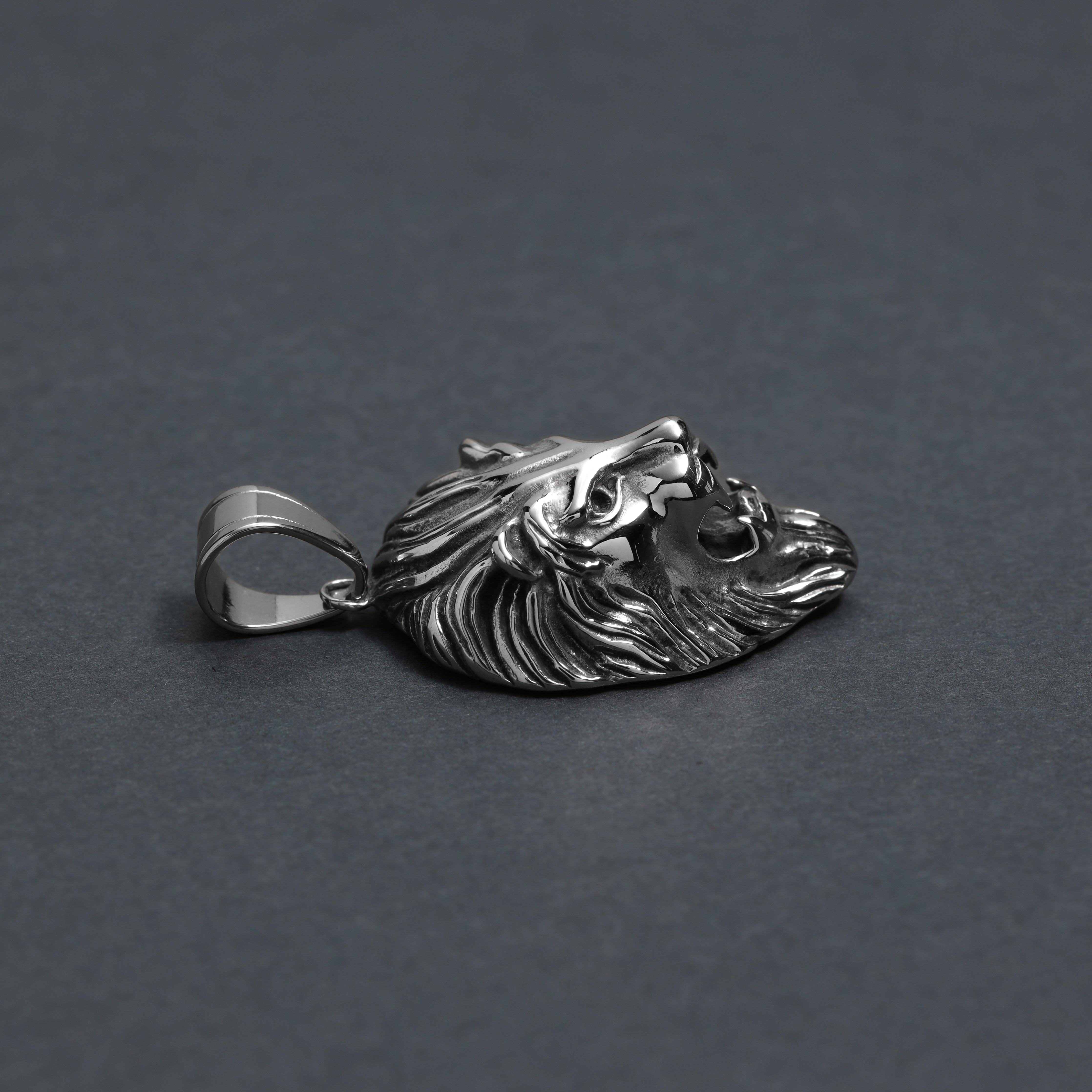 Verschiedene Anhänger aus Edelstahl Iced Out Stil Löwe / Boxhandschuh / Löwe / AK47 / Pistole - Taipan Schmuck