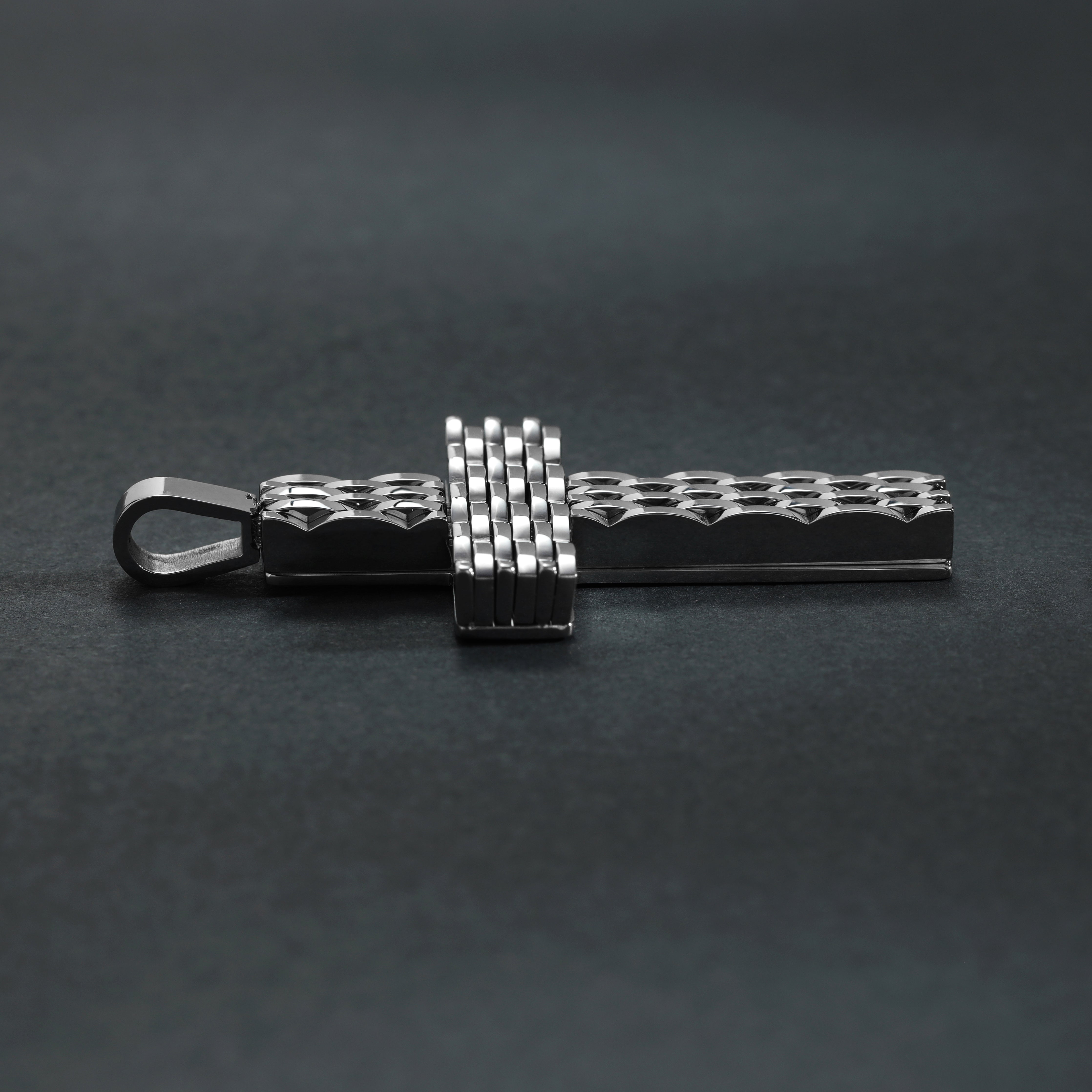 Verschiedene Anhänger aus Edelstahl Kreuz / Kreuz Rose / Betende Hände - Taipan Schmuck
