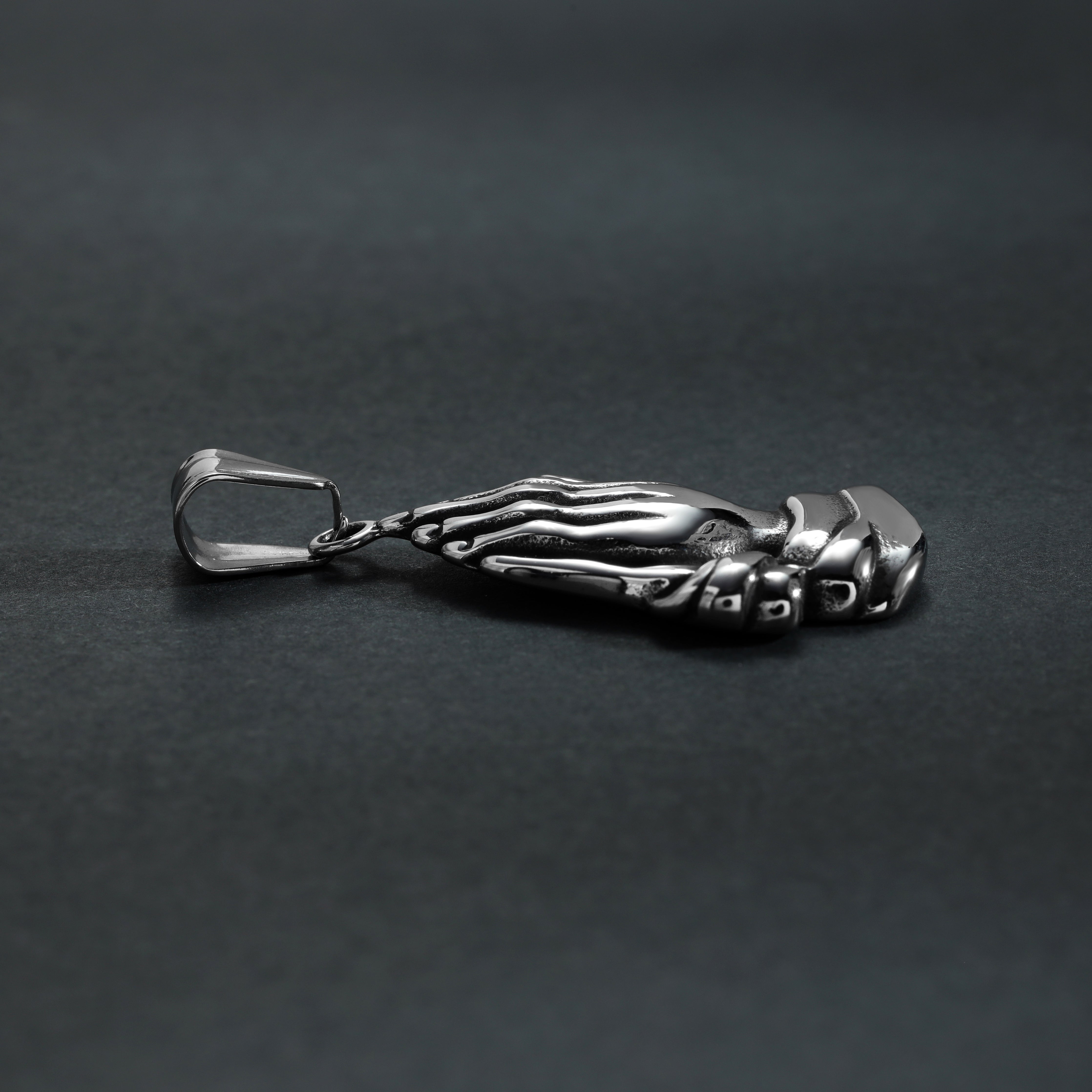 Verschiedene Anhänger aus Edelstahl Kreuz / Kreuz Rose / Betende Hände - Taipan Schmuck