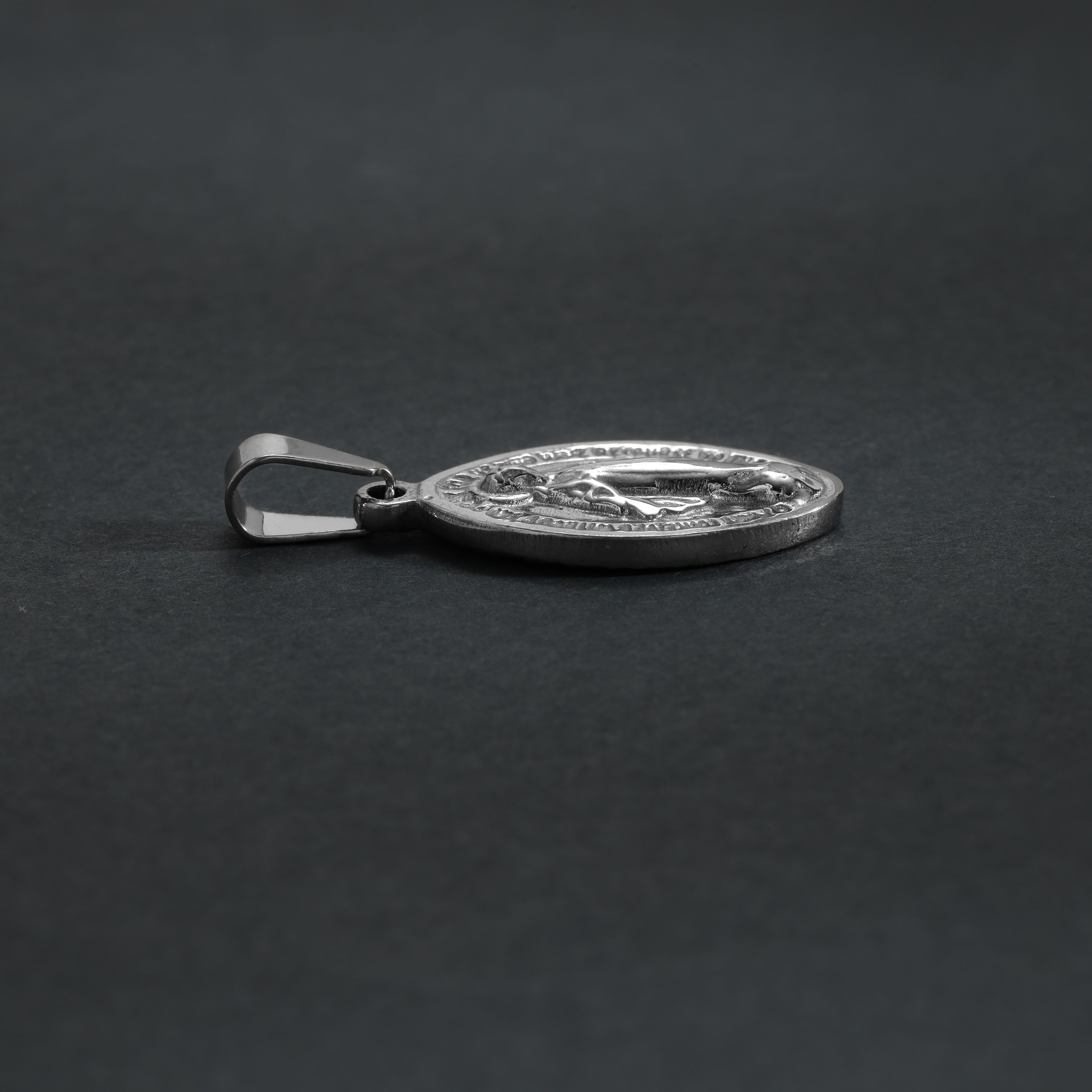 Verschiedene Anhänger aus Edelstahl Heilige Maria / Engel / Krone - Taipan Schmuck