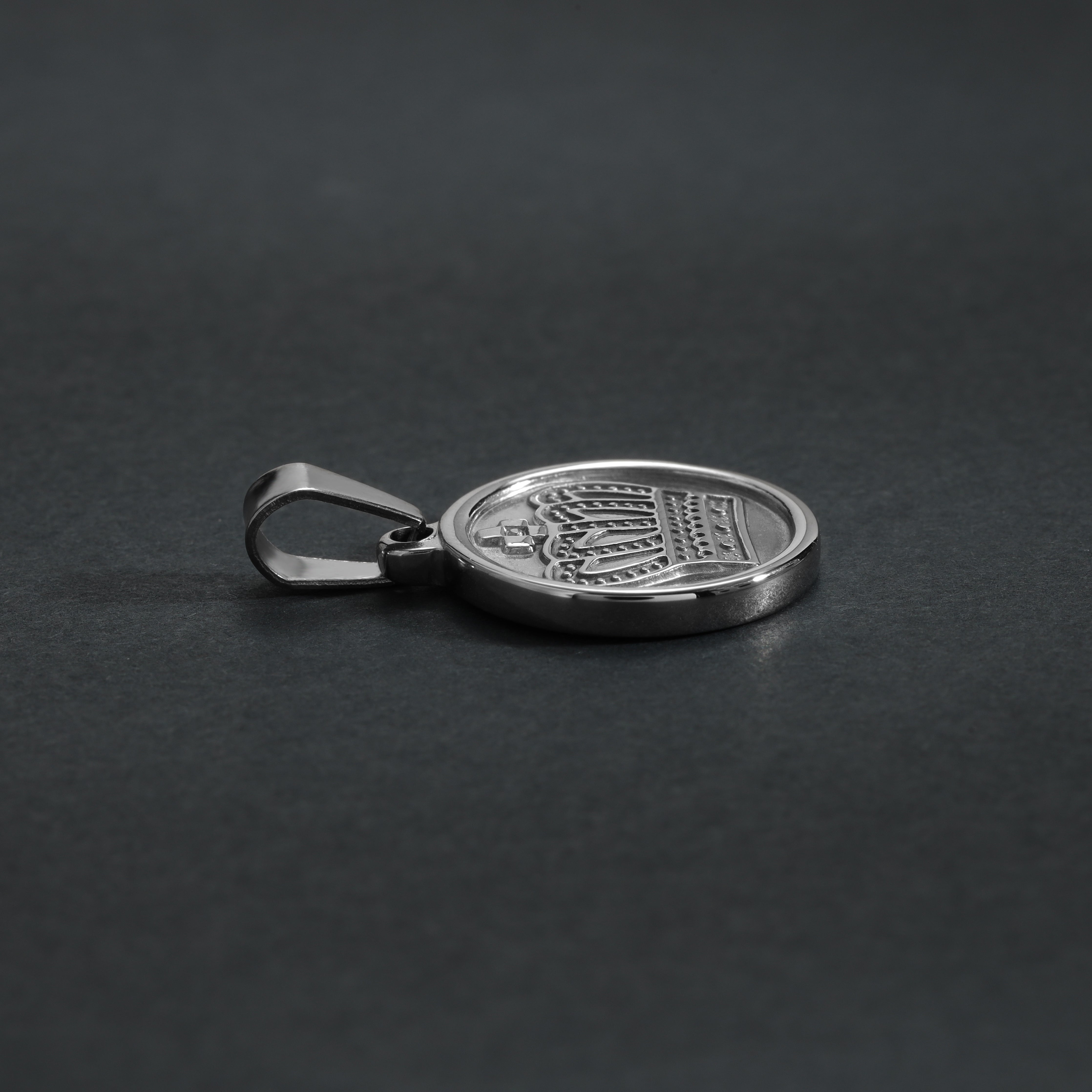 Verschiedene Anhänger aus Edelstahl Heilige Maria / Engel / Krone - Taipan Schmuck