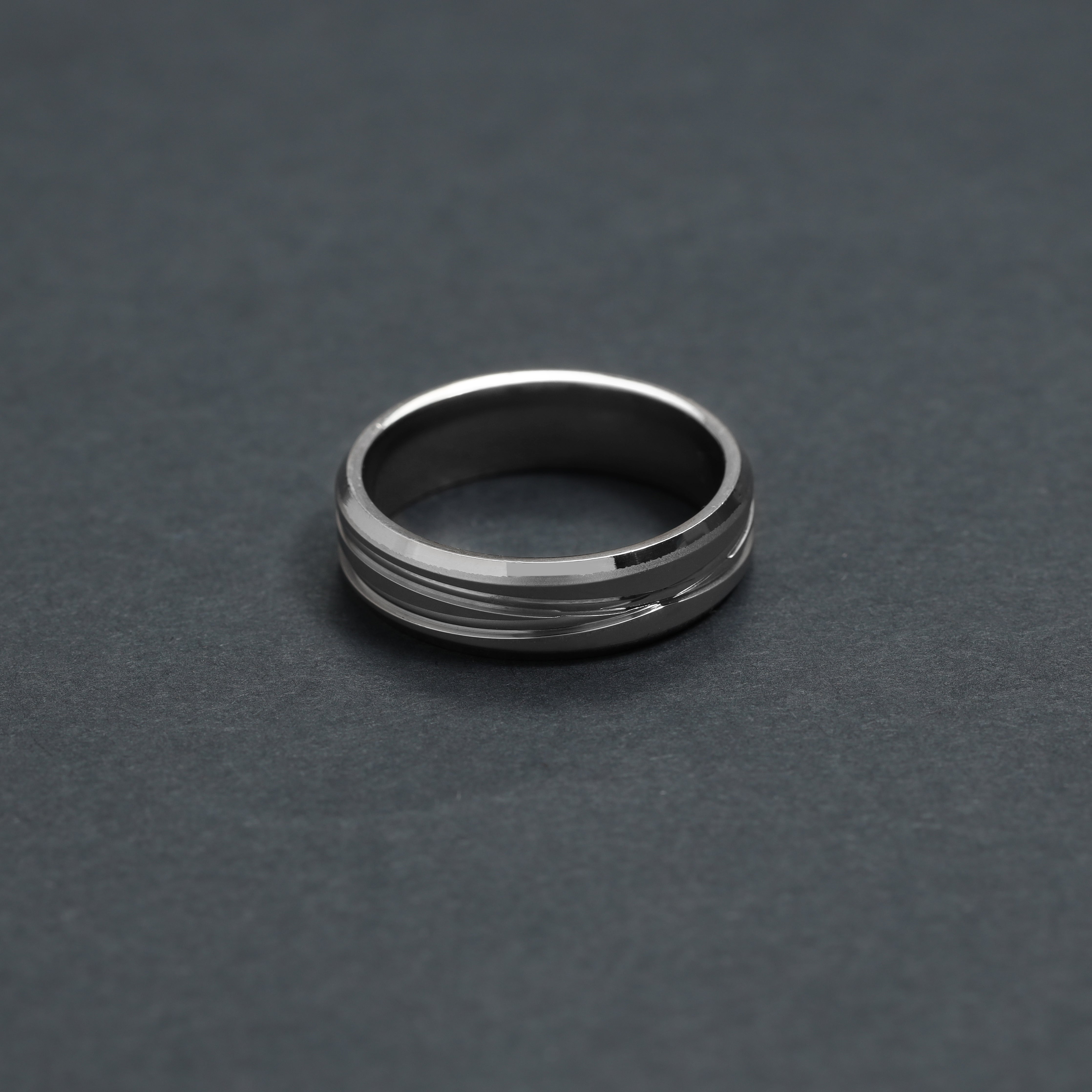 Design Partnerringe Eheringe Größe 6-13 unisex aus Edelstahl - Taipan Schmuck