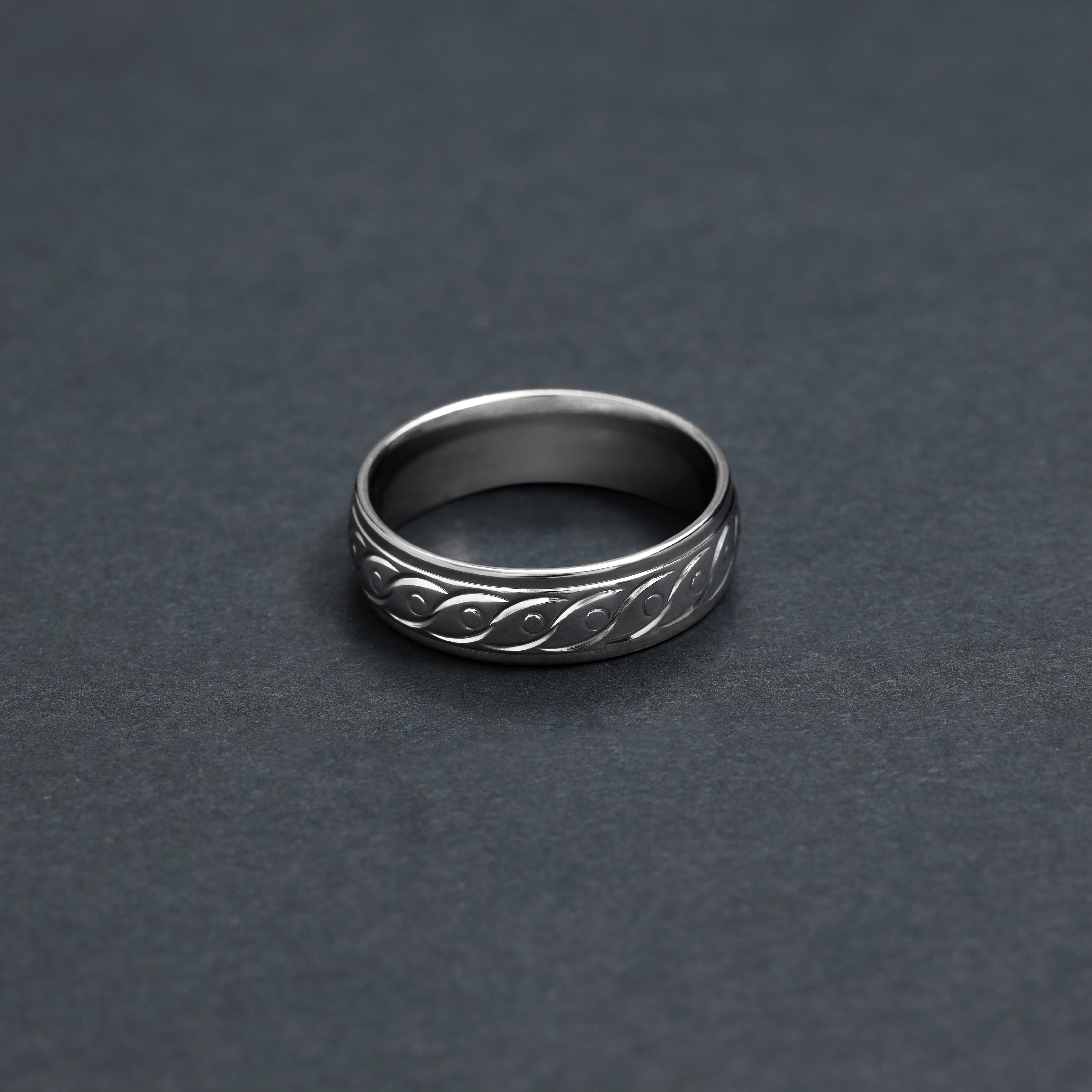 Partnerringe Eheringe Freundschaftsringe Ring unisex Größe 6-13 aus Edelstahl - Taipan Schmuck