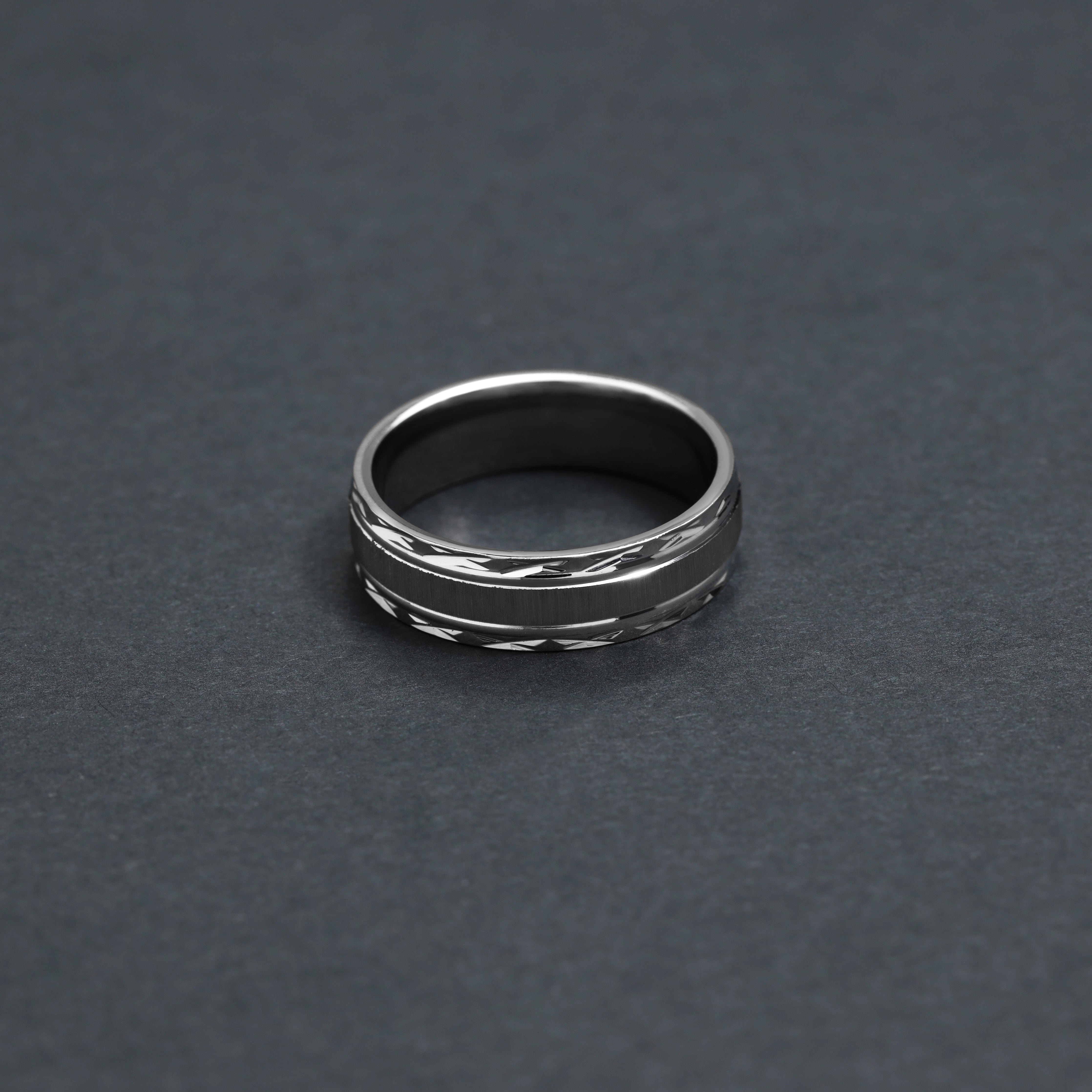 Elegante Partnerringe Eheringe Freundschaftsringe Ring unisex Siegelring Größe 6-13 aus Edelstahl - Taipan Schmuck