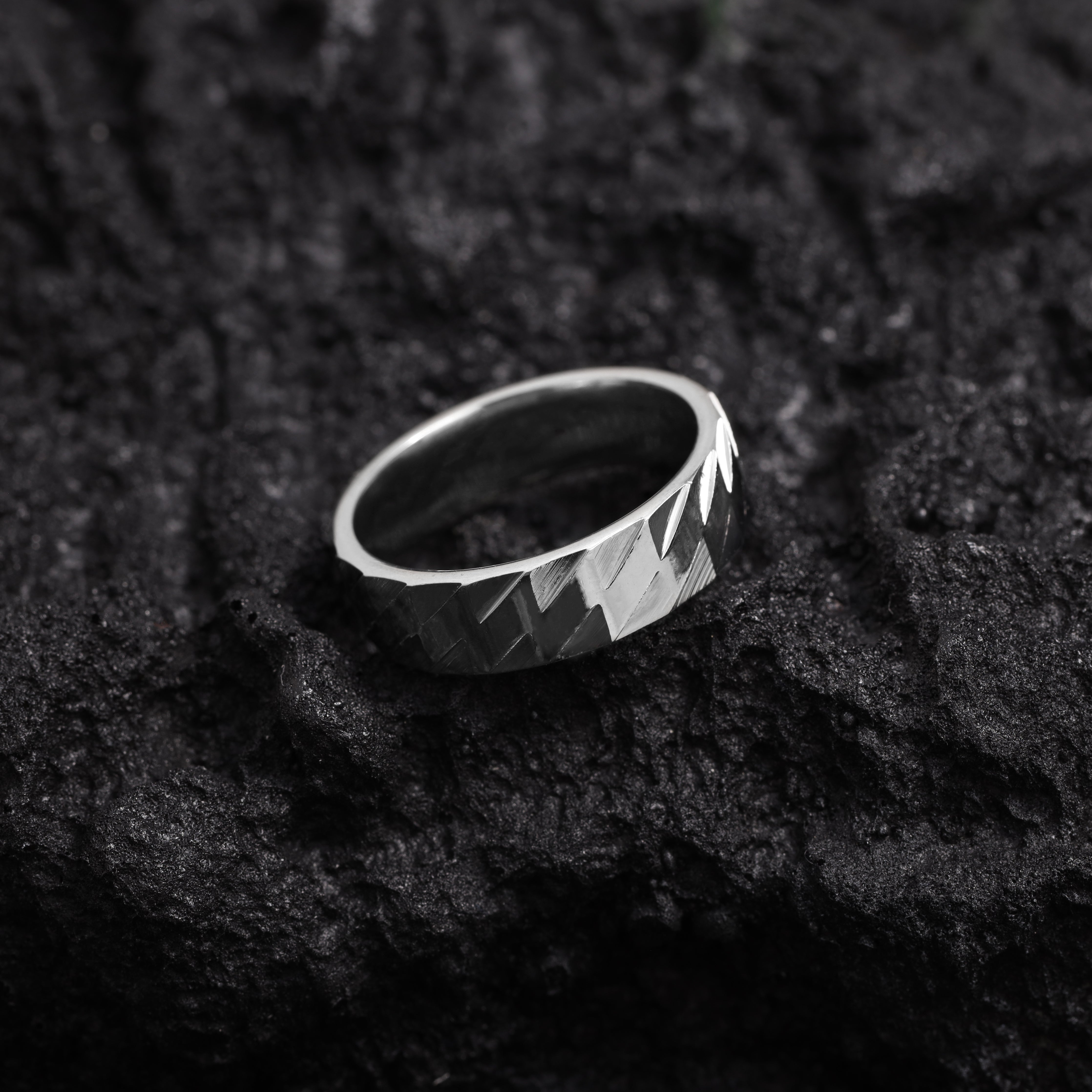 Design Ring Größe 6-13 aus Edelstahl unisex - Taipan Schmuck