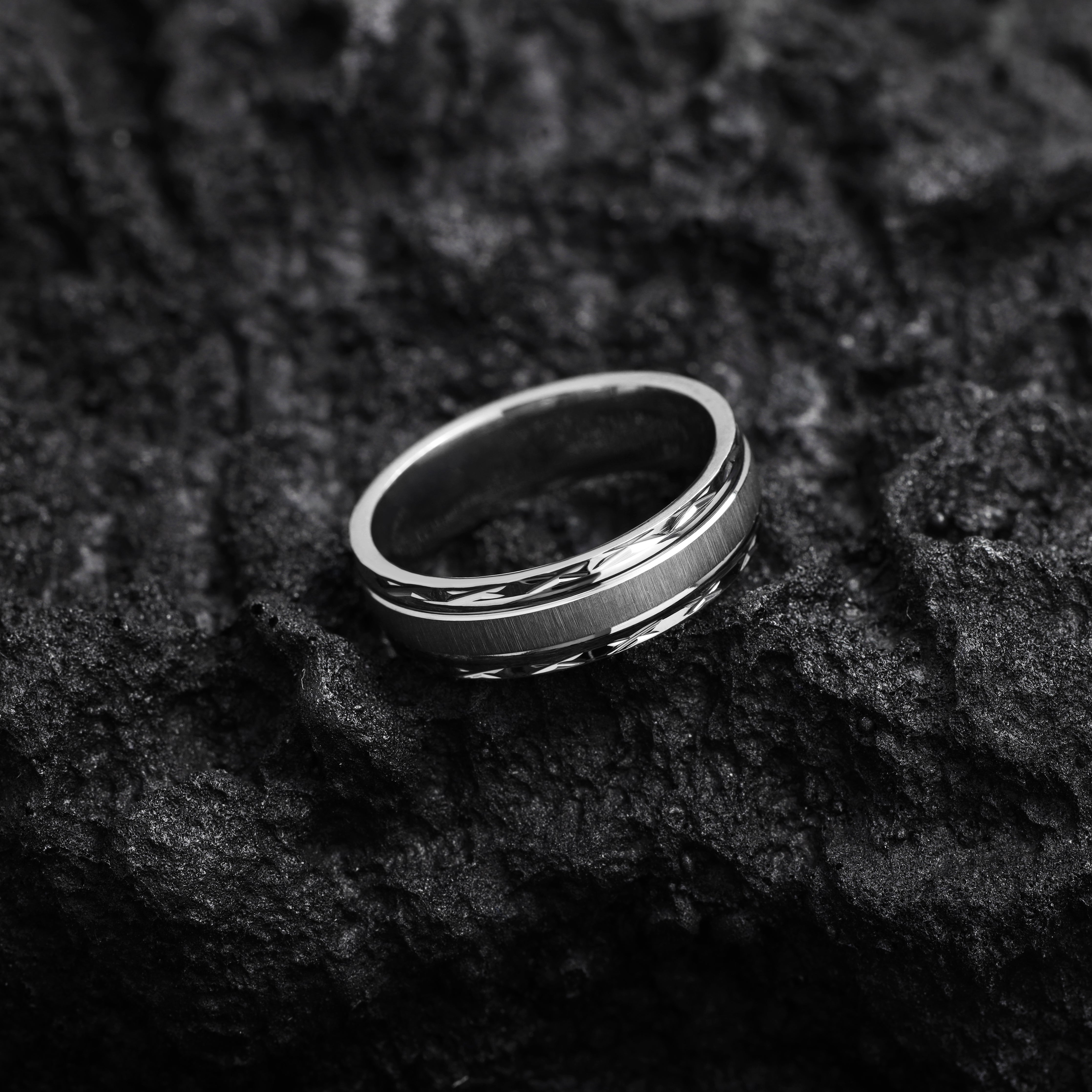 Elegante Partnerringe Eheringe Freundschaftsringe Ring unisex Siegelring Größe 6-13 aus Edelstahl - Taipan Schmuck