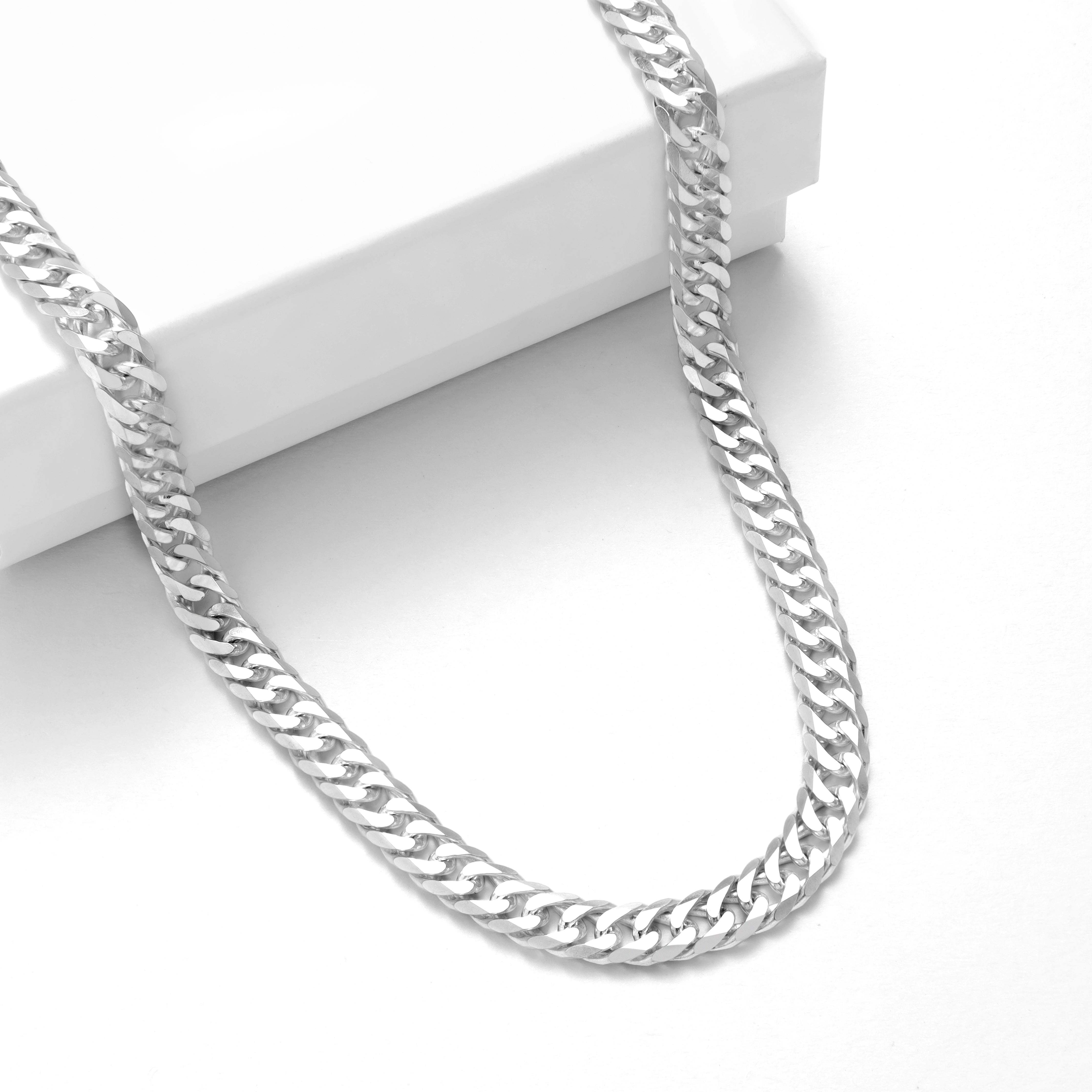 Doppel Panzerkette 6mm - 925 Silber - Taipan Schmuck