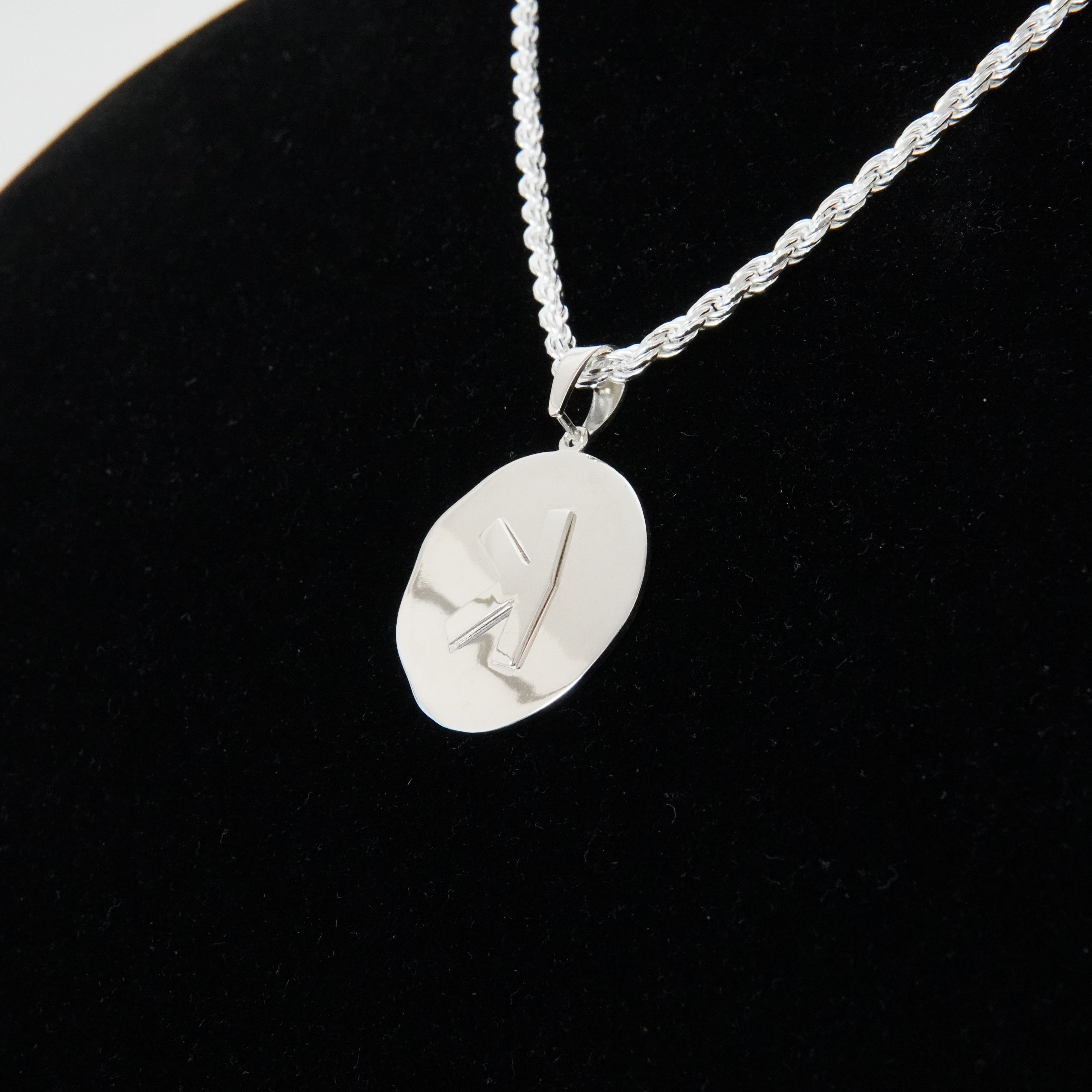 Kaspa Pendant with Rope Chain 925 Silver