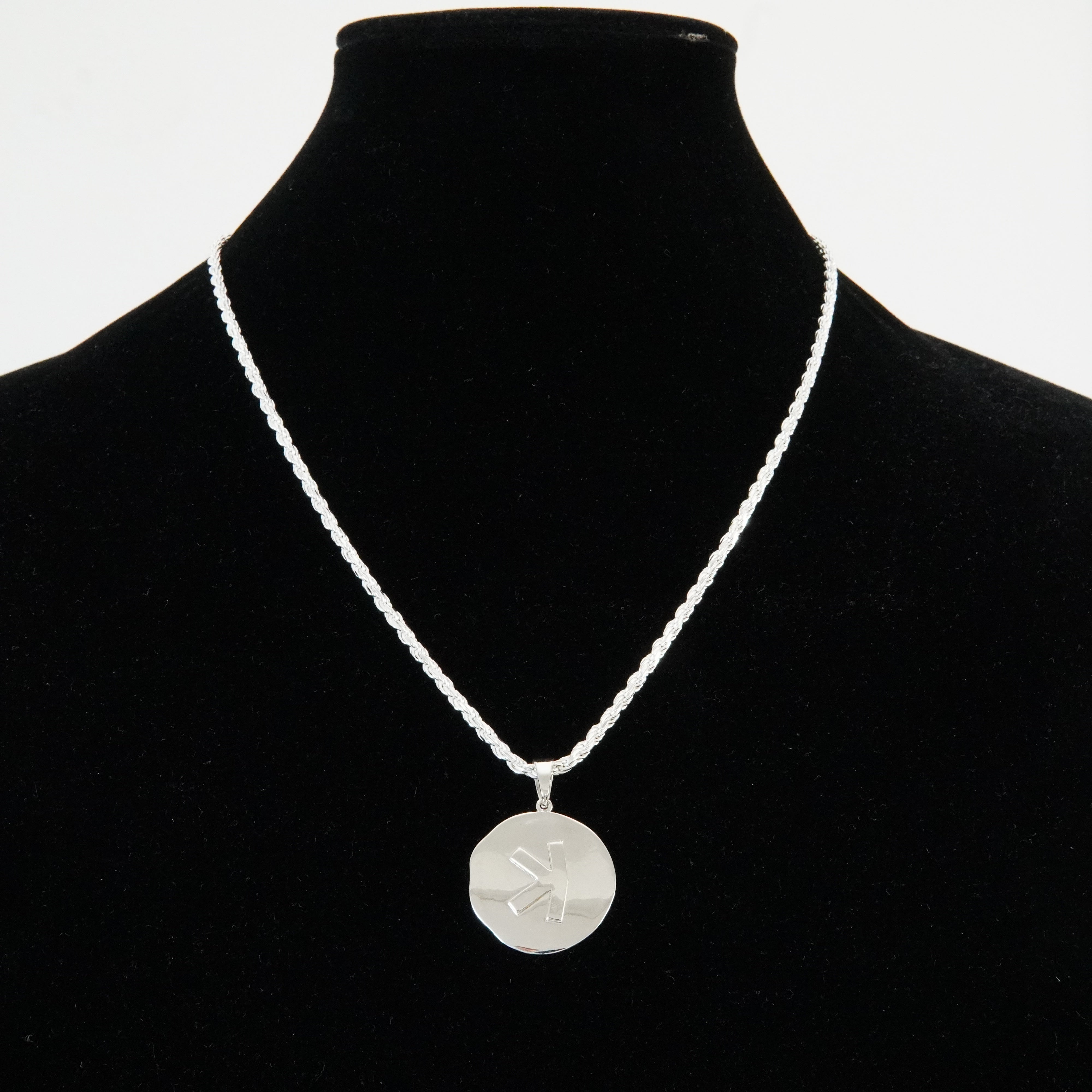 Kaspa Pendant with Rope Chain 925 Silver