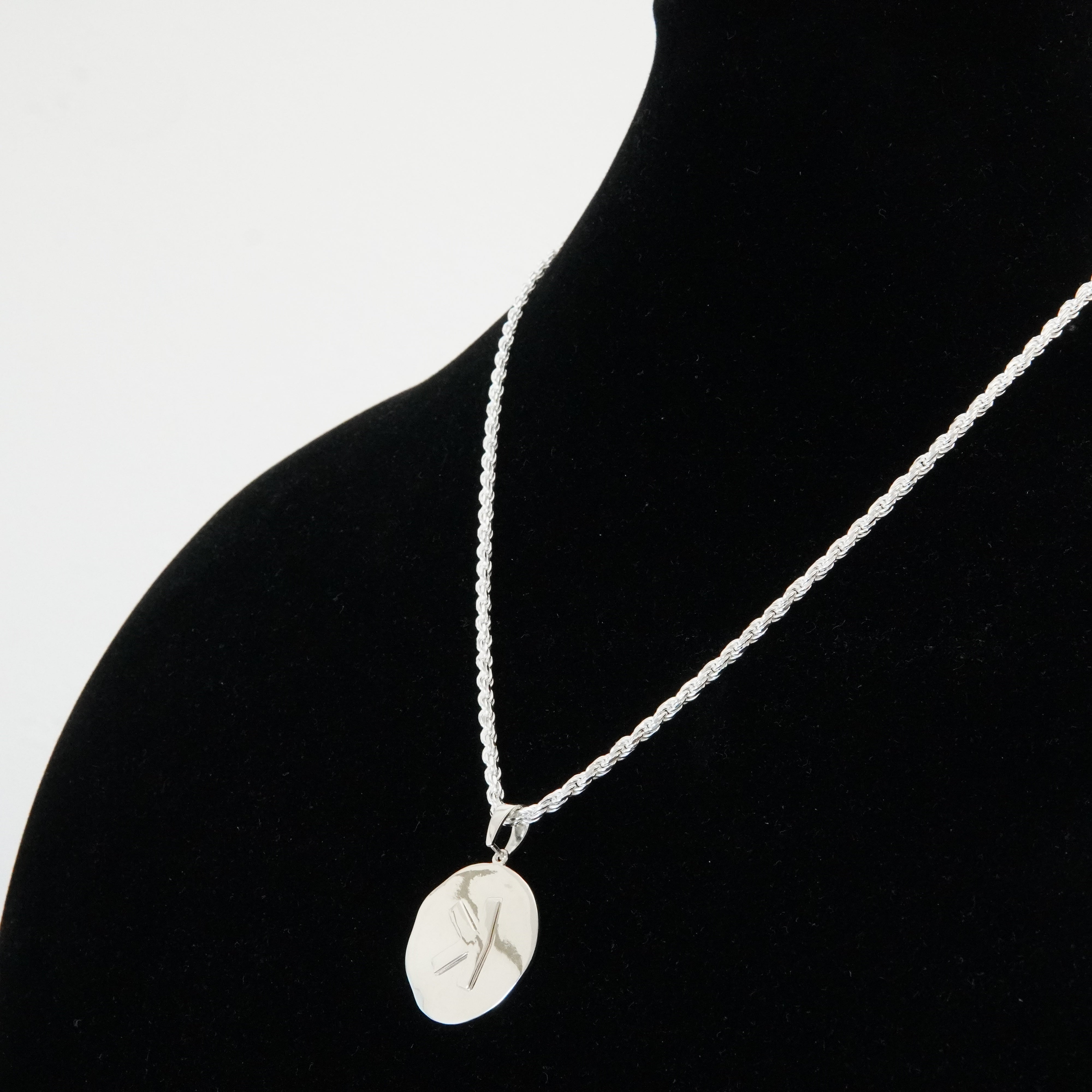 Kaspa Pendant with Rope Chain 925 Silver