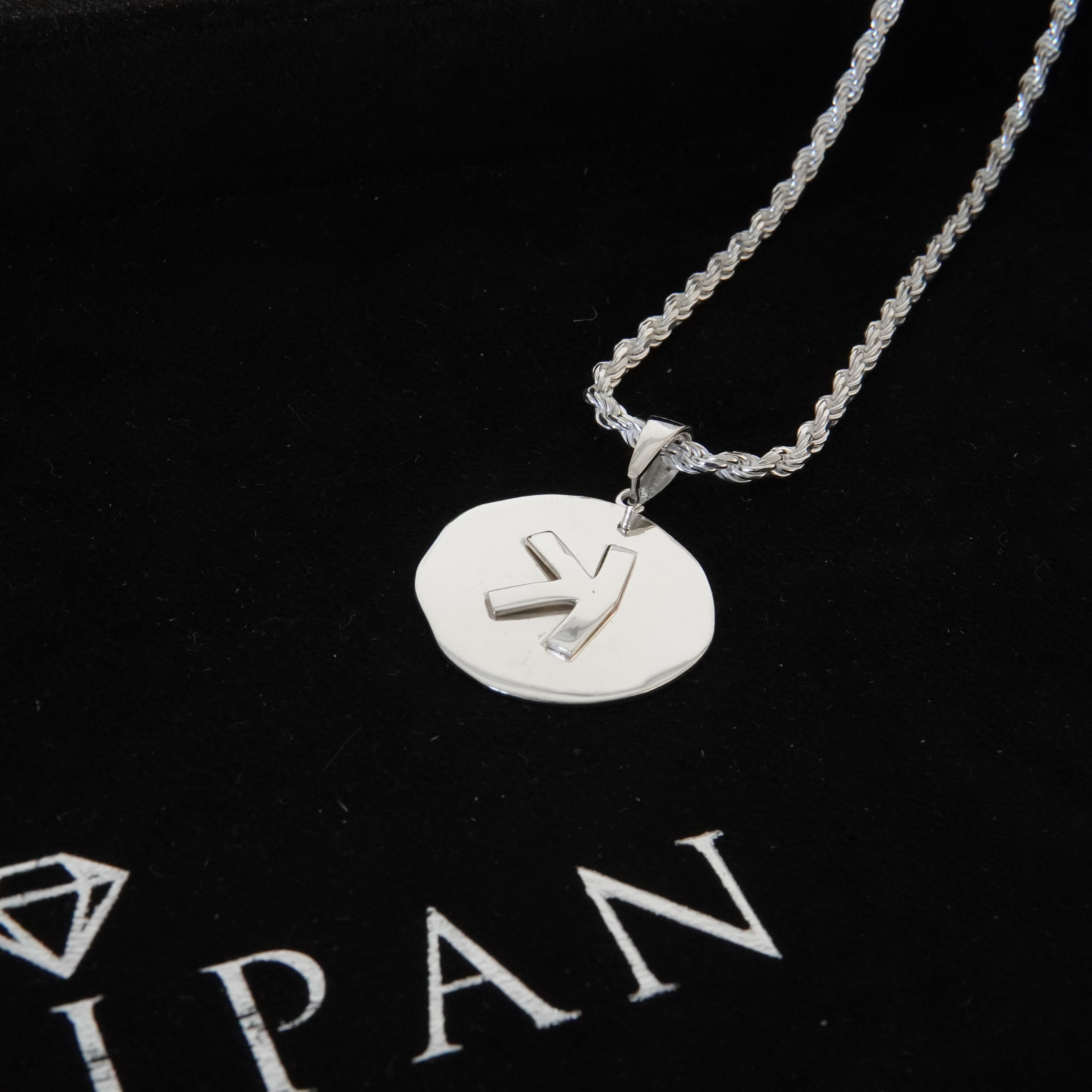 Kaspa Pendant with Rope Chain 925 Silver