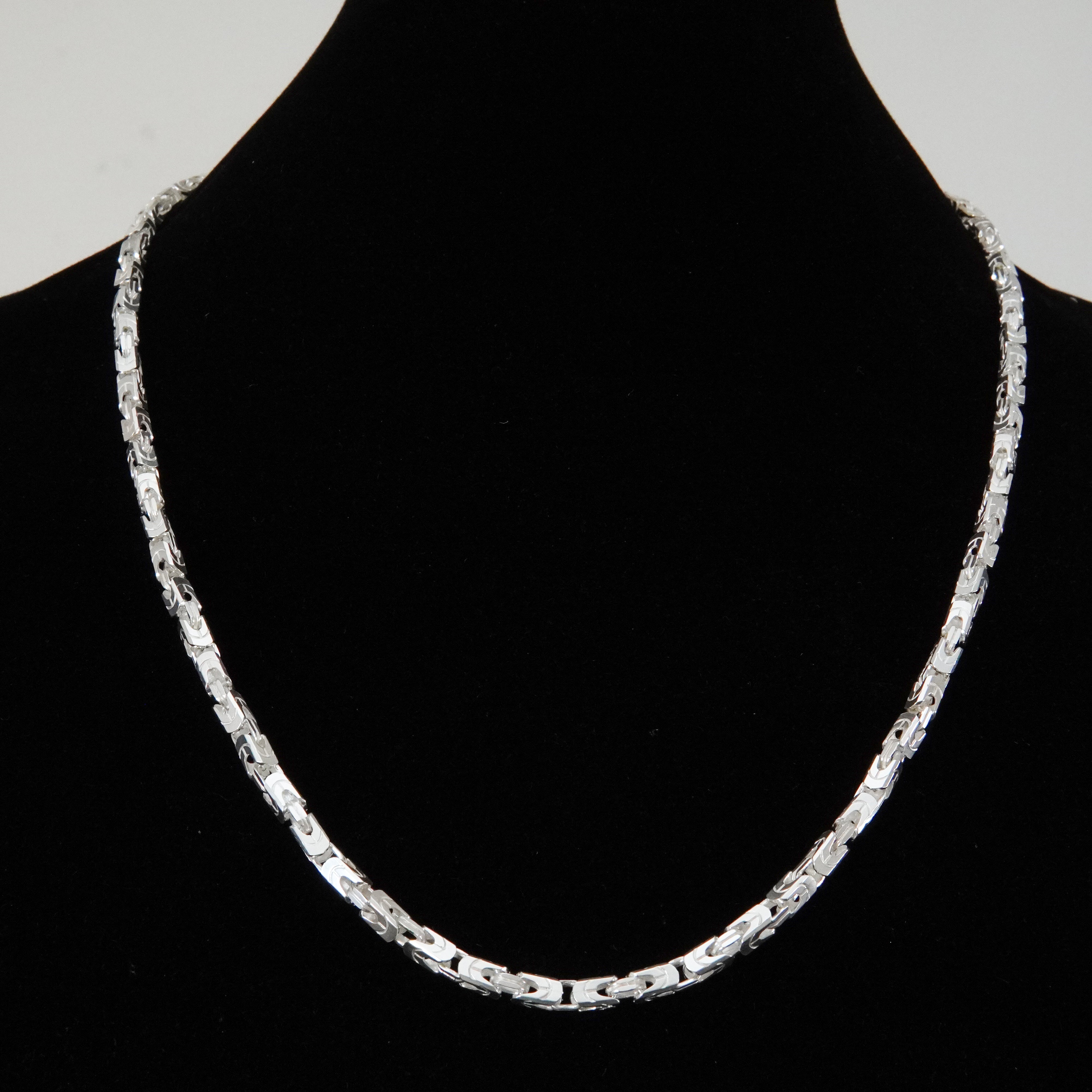 Königskette 4,5mm / 70cm Einzelstück 925 Silber ultraflexibel