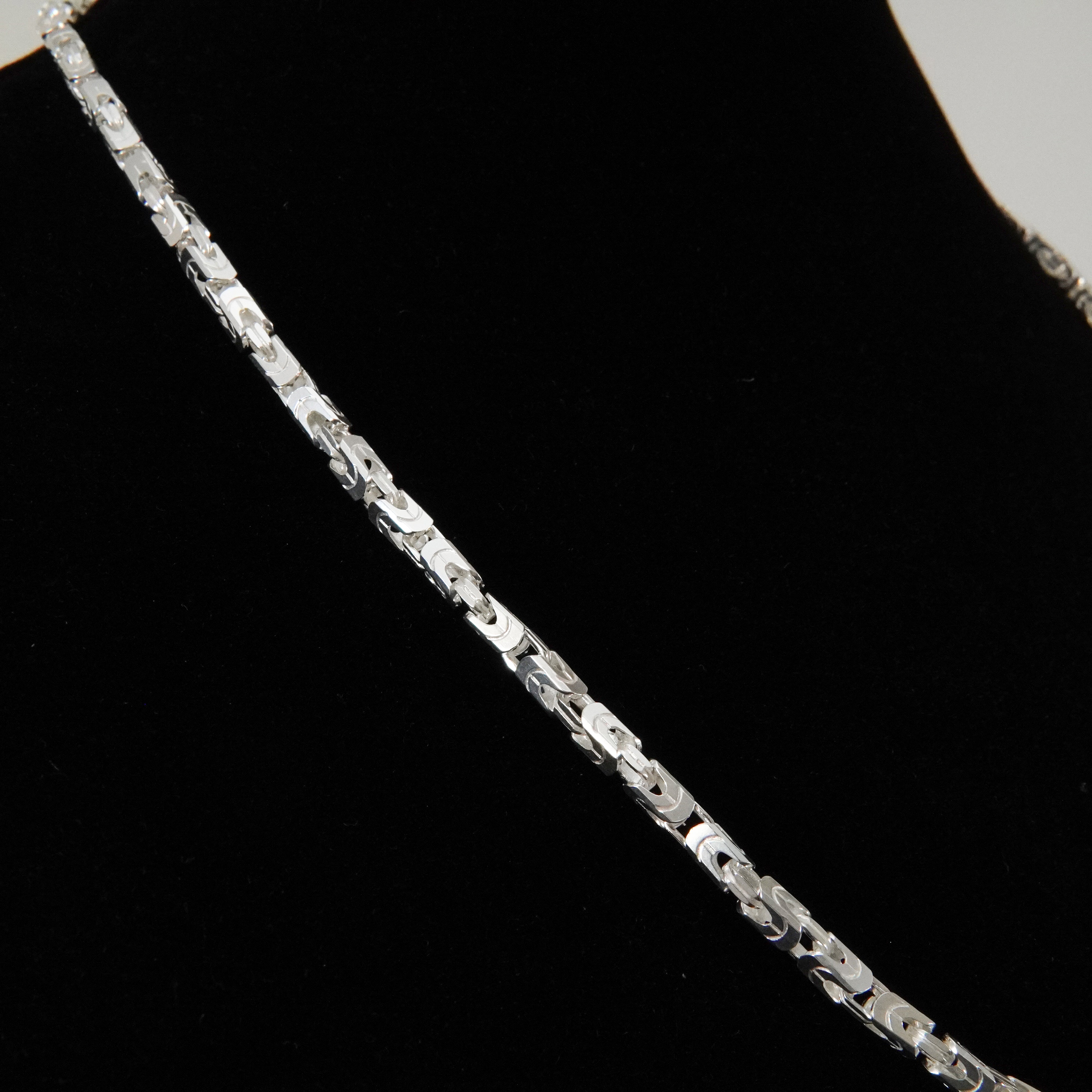 Königskette 4,5mm / 70cm Einzelstück 925 Silber ultraflexibel