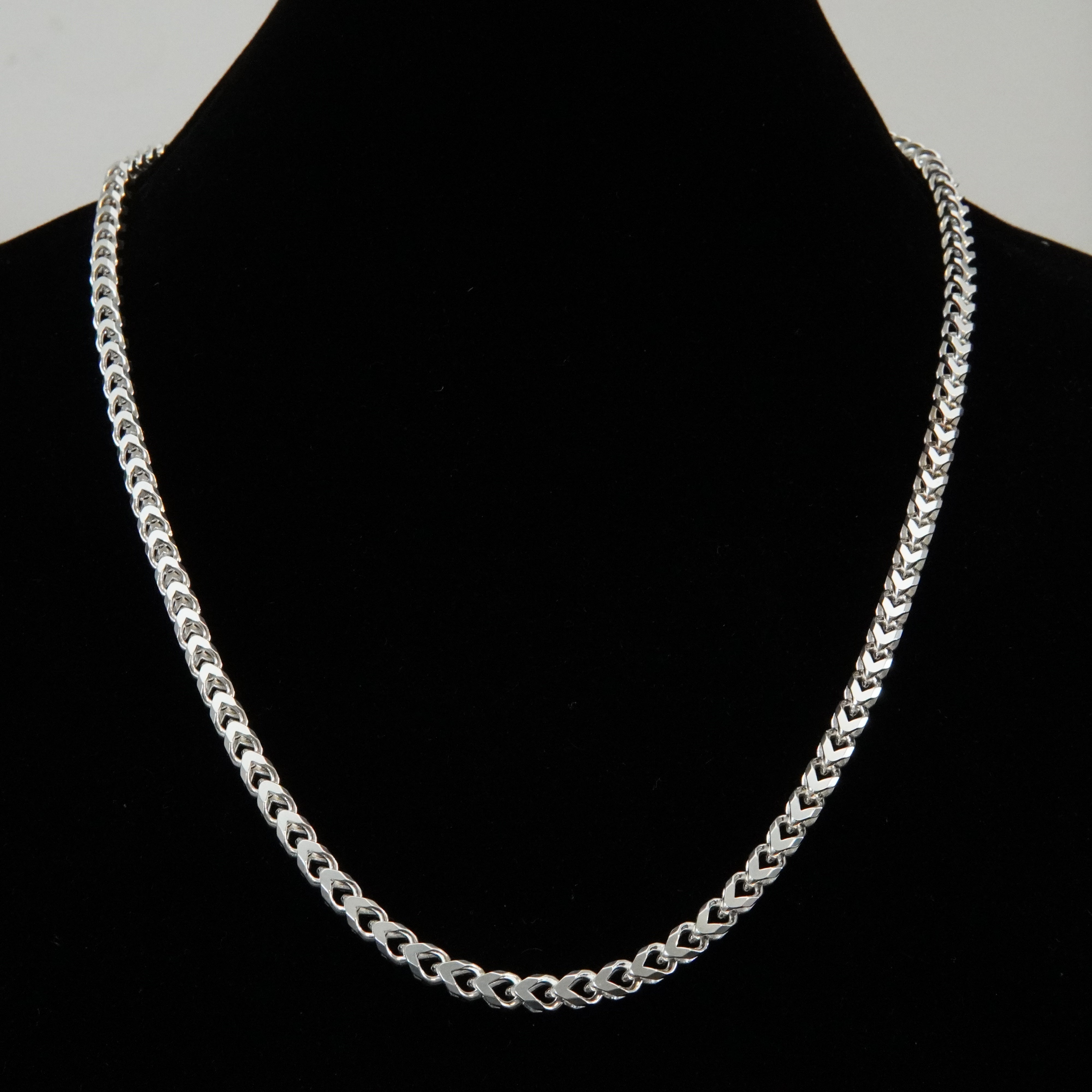 Zopfkette 5,5mm / 70cm aus 925 Silber