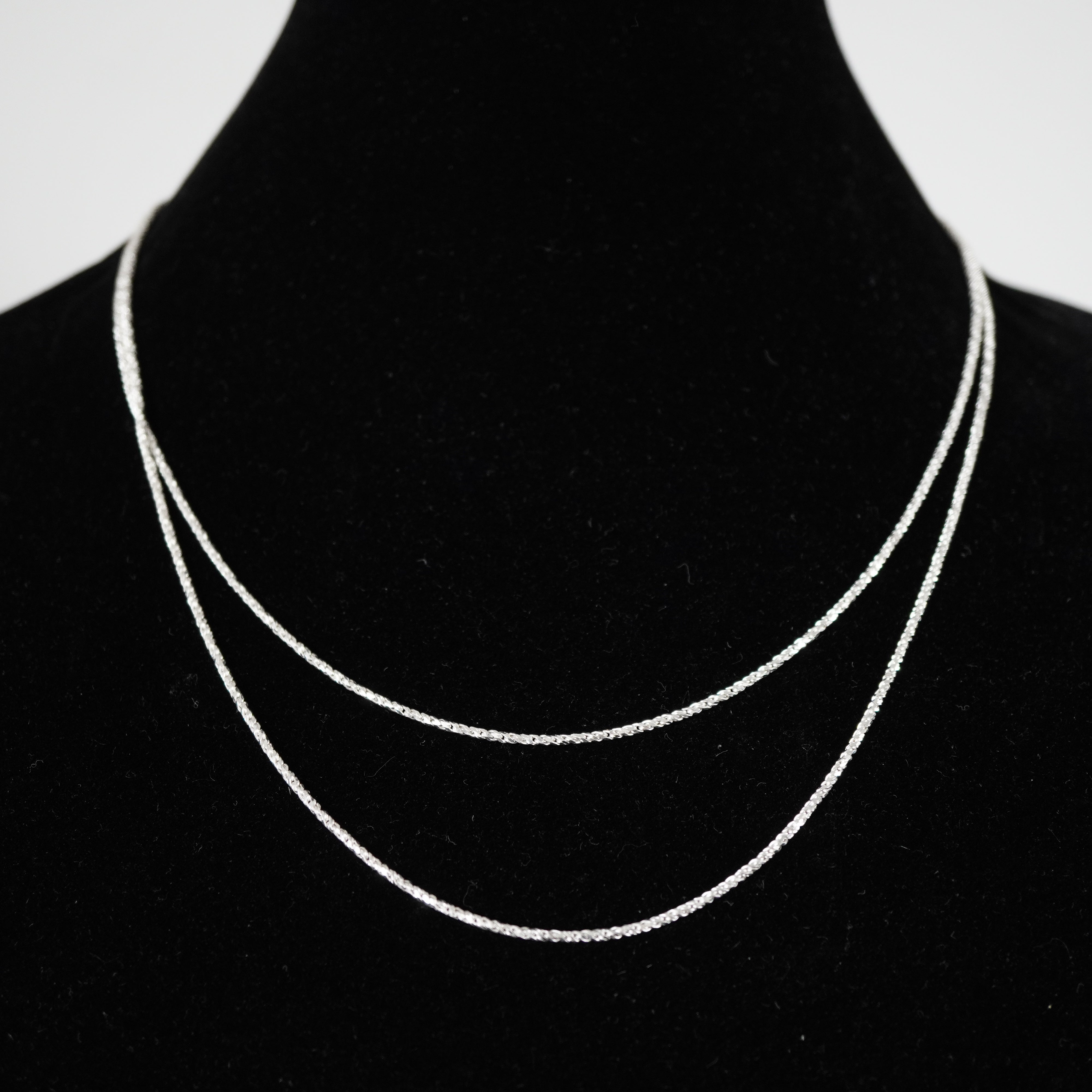 1,7mm Kordelkette Ropechain aus 925 Sterlingsilber
