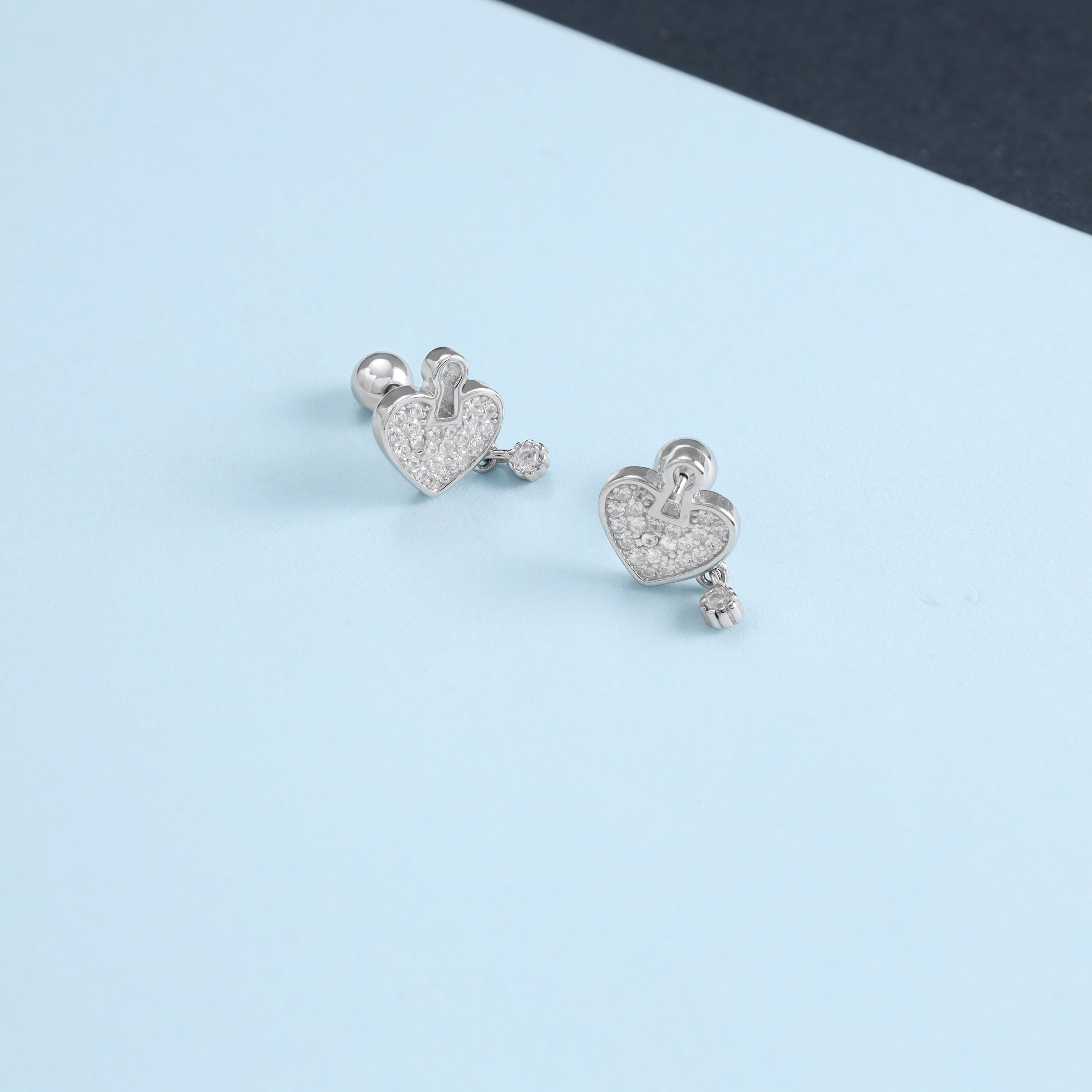 Damen Ohrringe Spade aus 925 Sterlingsilber - Taipan Schmuck