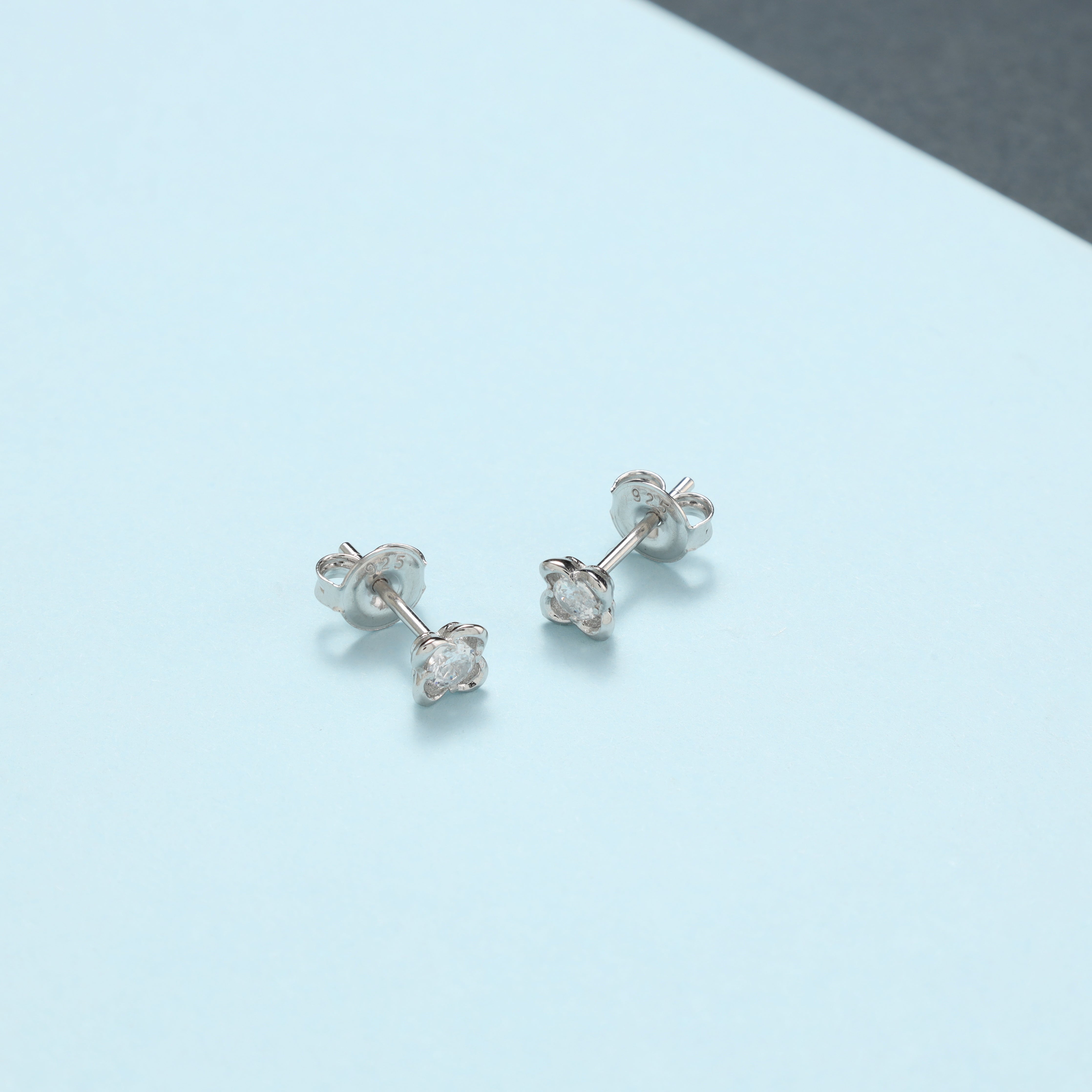 Damen Ohrringe Blumen aus 925 Sterlingsilber - Taipan Schmuck