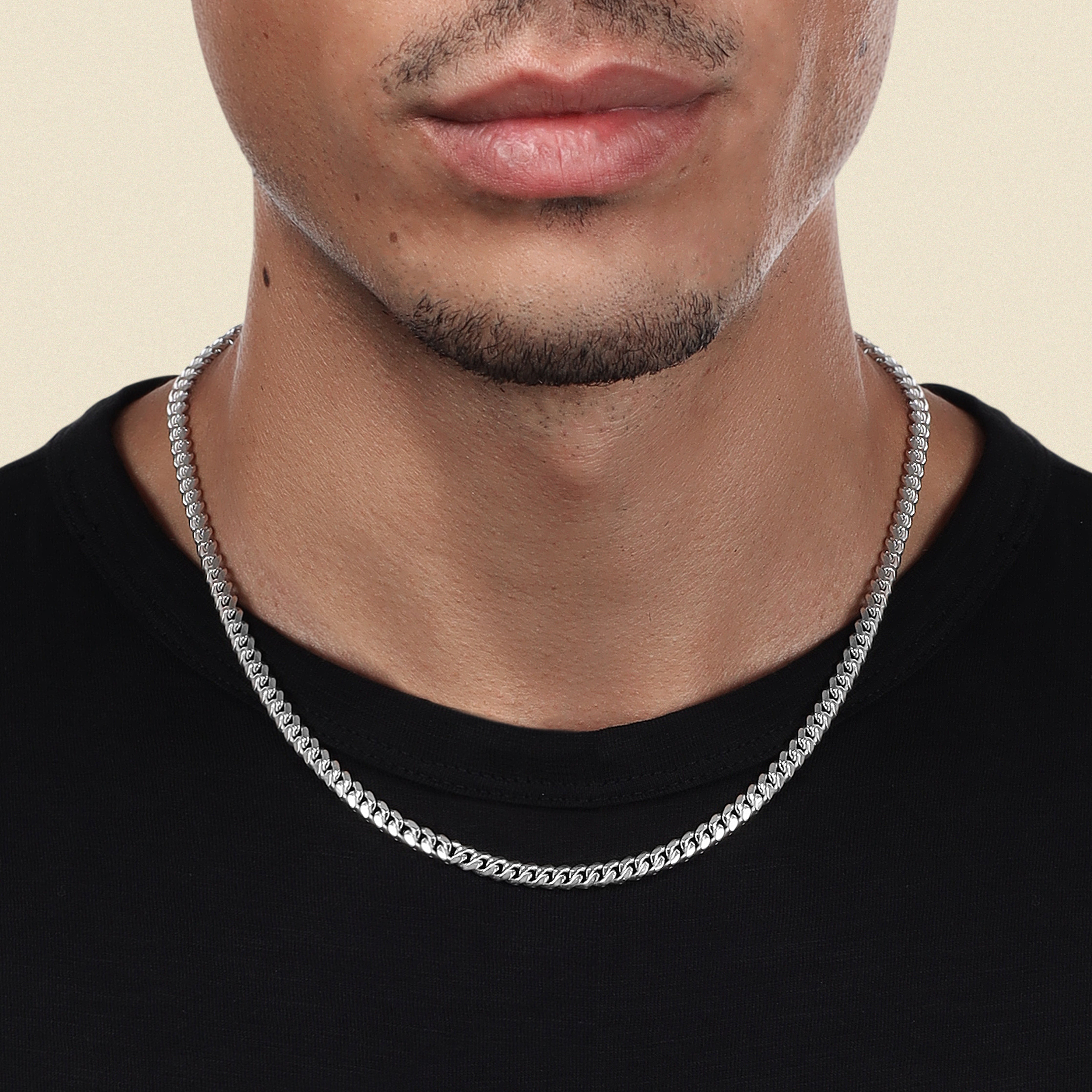 5mm Miami Cuban Link Chain Panzerkette - 925 Silber - Taipan Schmuck