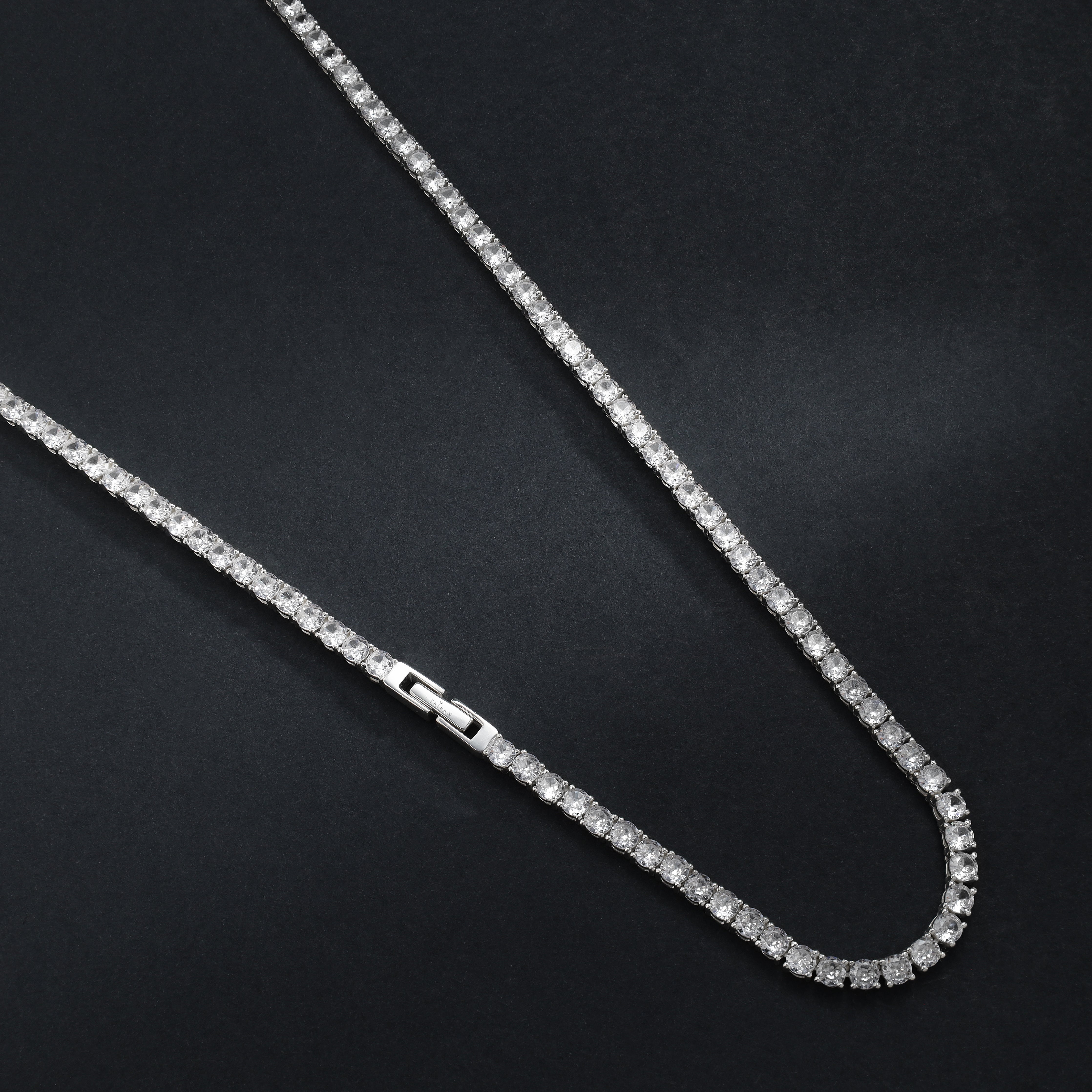 4mm Tennis Chain Kette VVS - 925 Silber - Taipan Schmuck