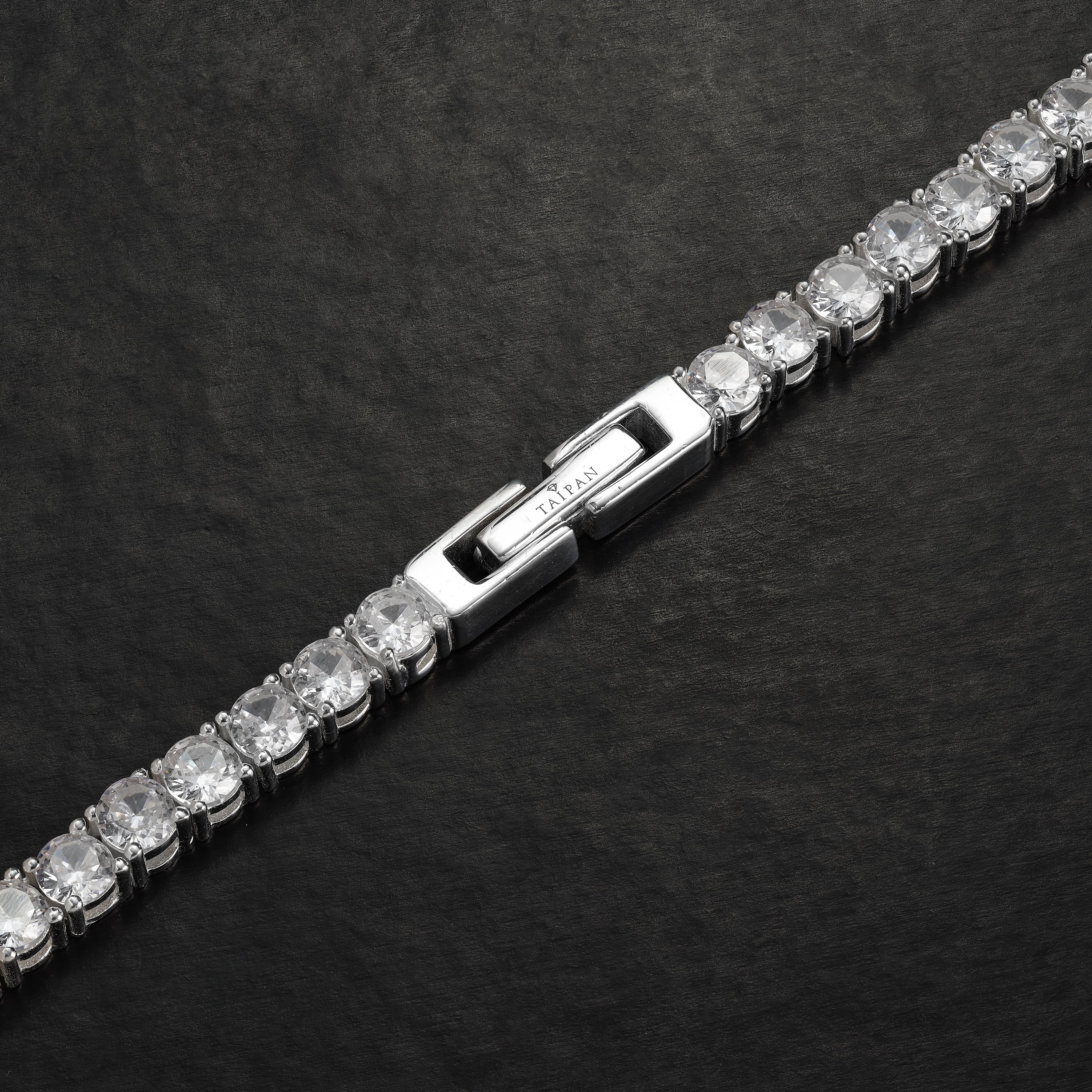 4mm Tennis Chain Kette VVS - 925 Silber - Taipan Schmuck