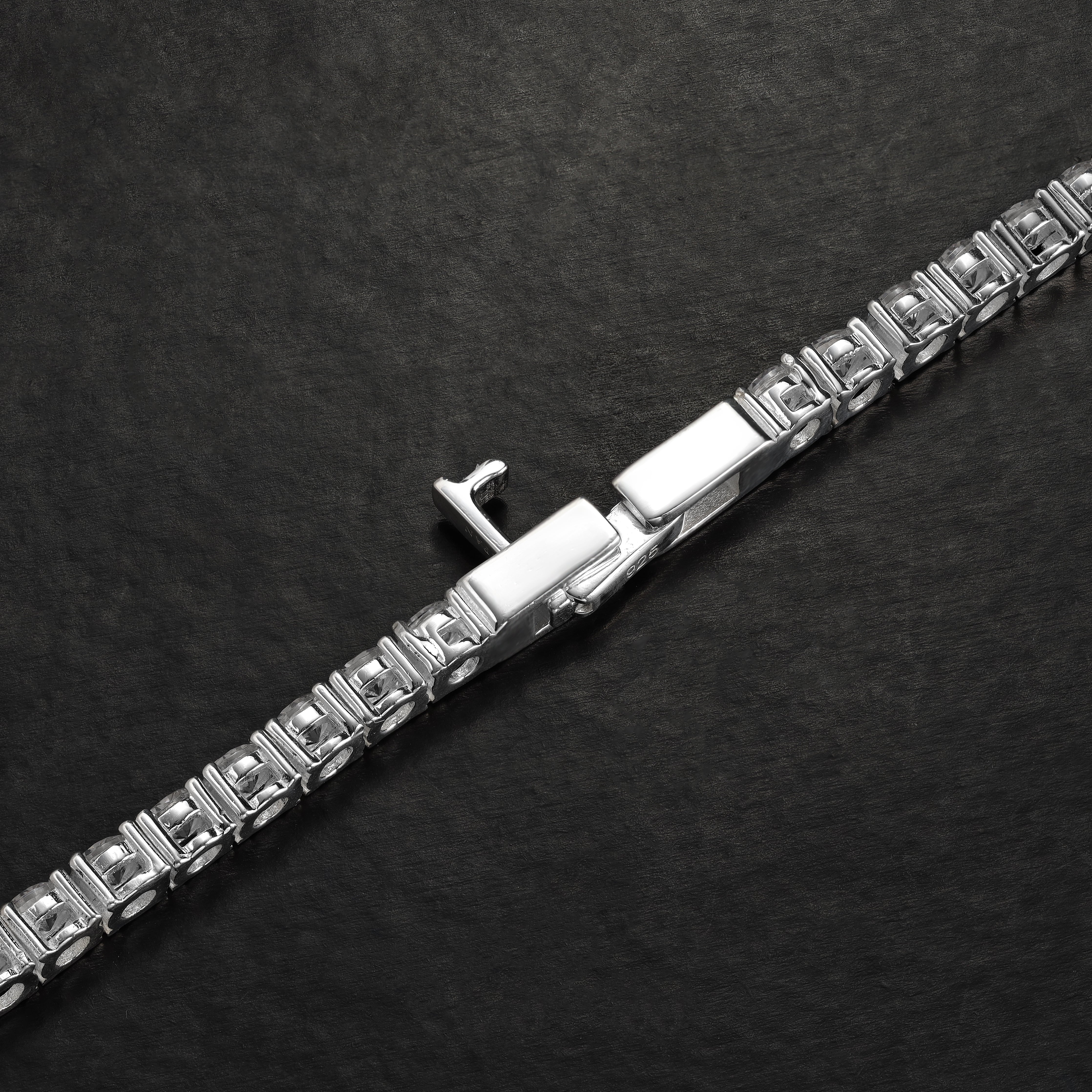4mm Tennis Chain Kette VVS - 925 Silber - Taipan Schmuck
