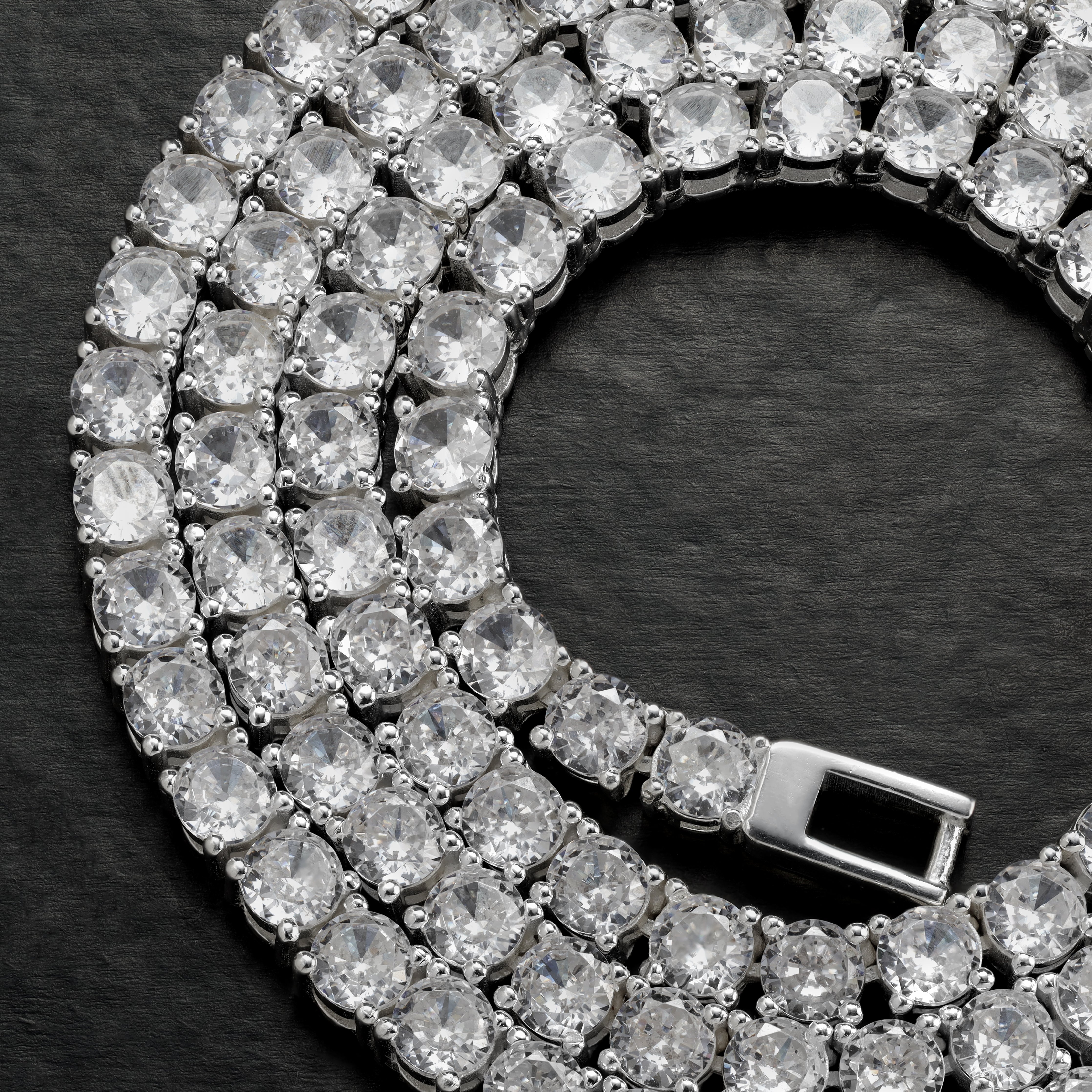 4mm Tennis Chain Kette VVS - 925 Silber - Taipan Schmuck