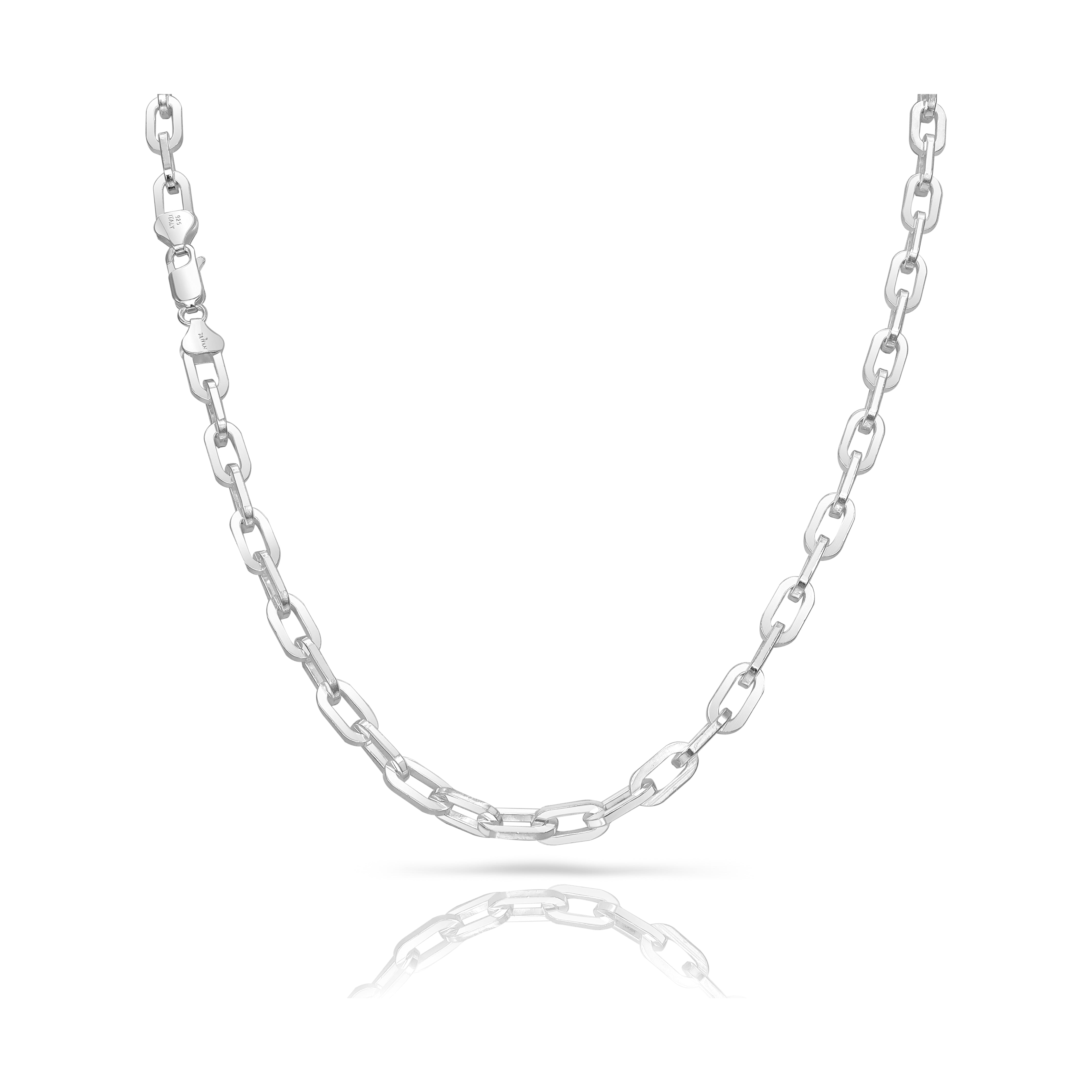 6mm Bronx Kette aus 925 Sterling Silber - Taipan Schmuck