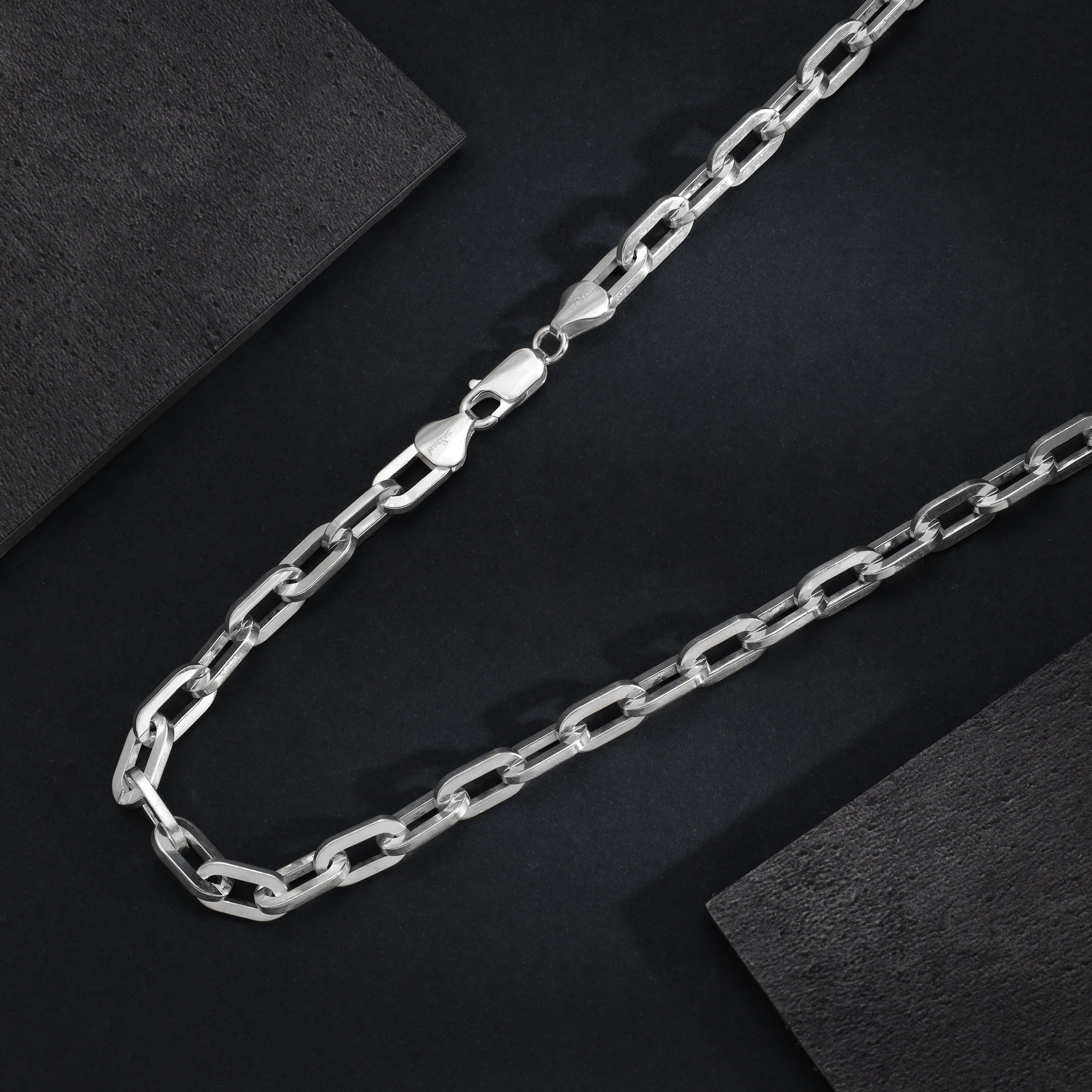6mm Bronx Kette aus 925 Sterling Silber - Taipan Schmuck