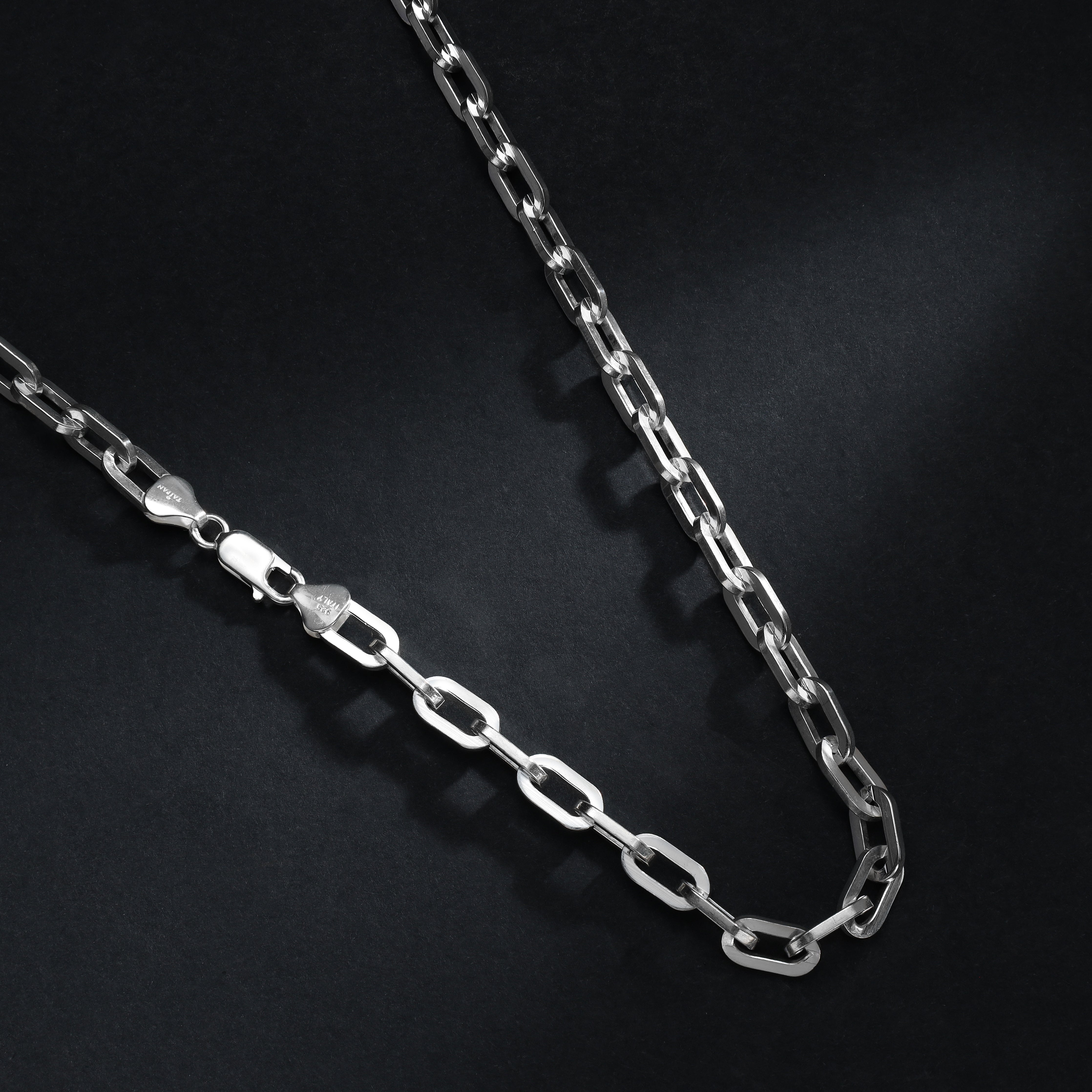 6mm Bronx Kette aus 925 Sterling Silber - Taipan Schmuck