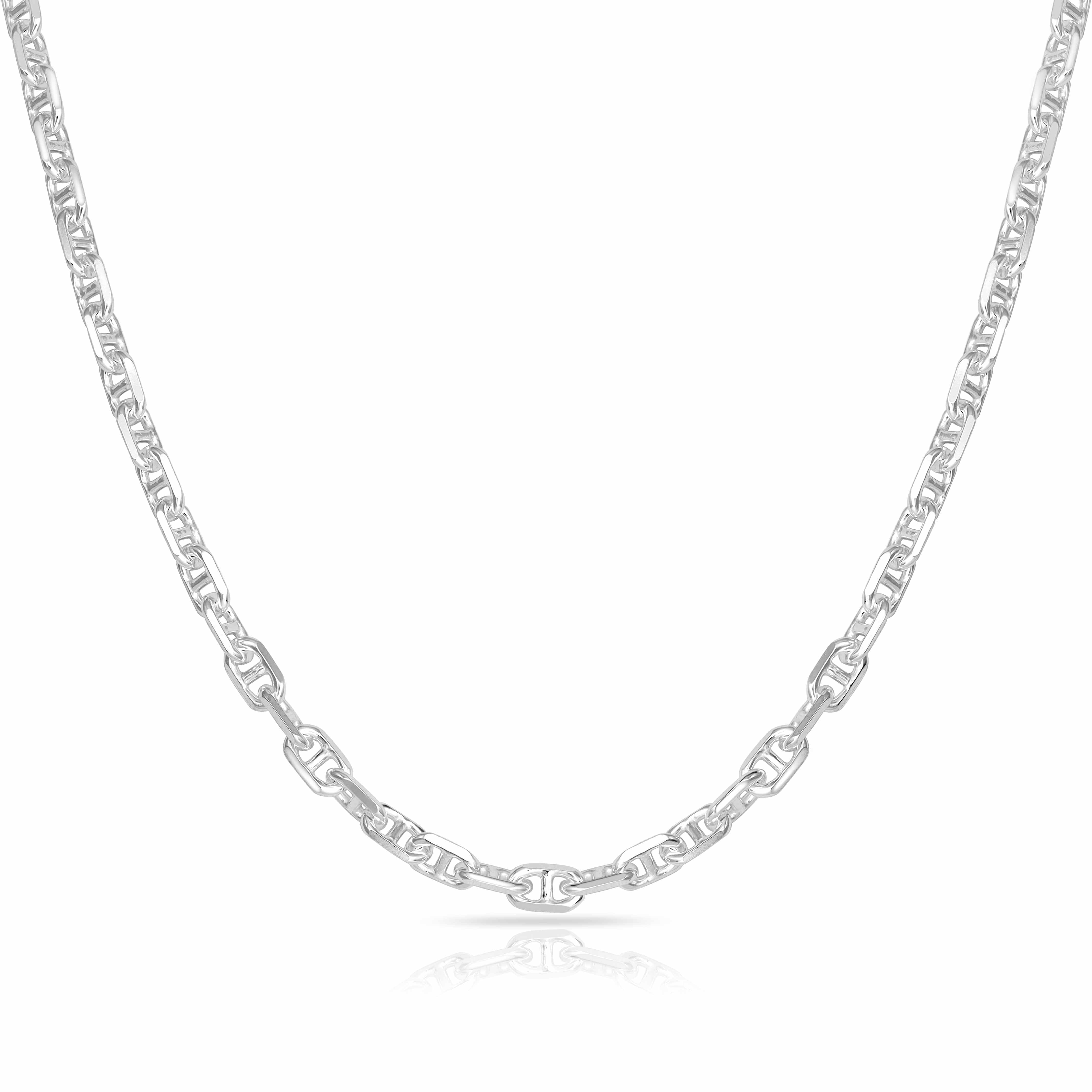 Marinerkette 4mm breit aus 925 Sterling Silber - Taipan Schmuck