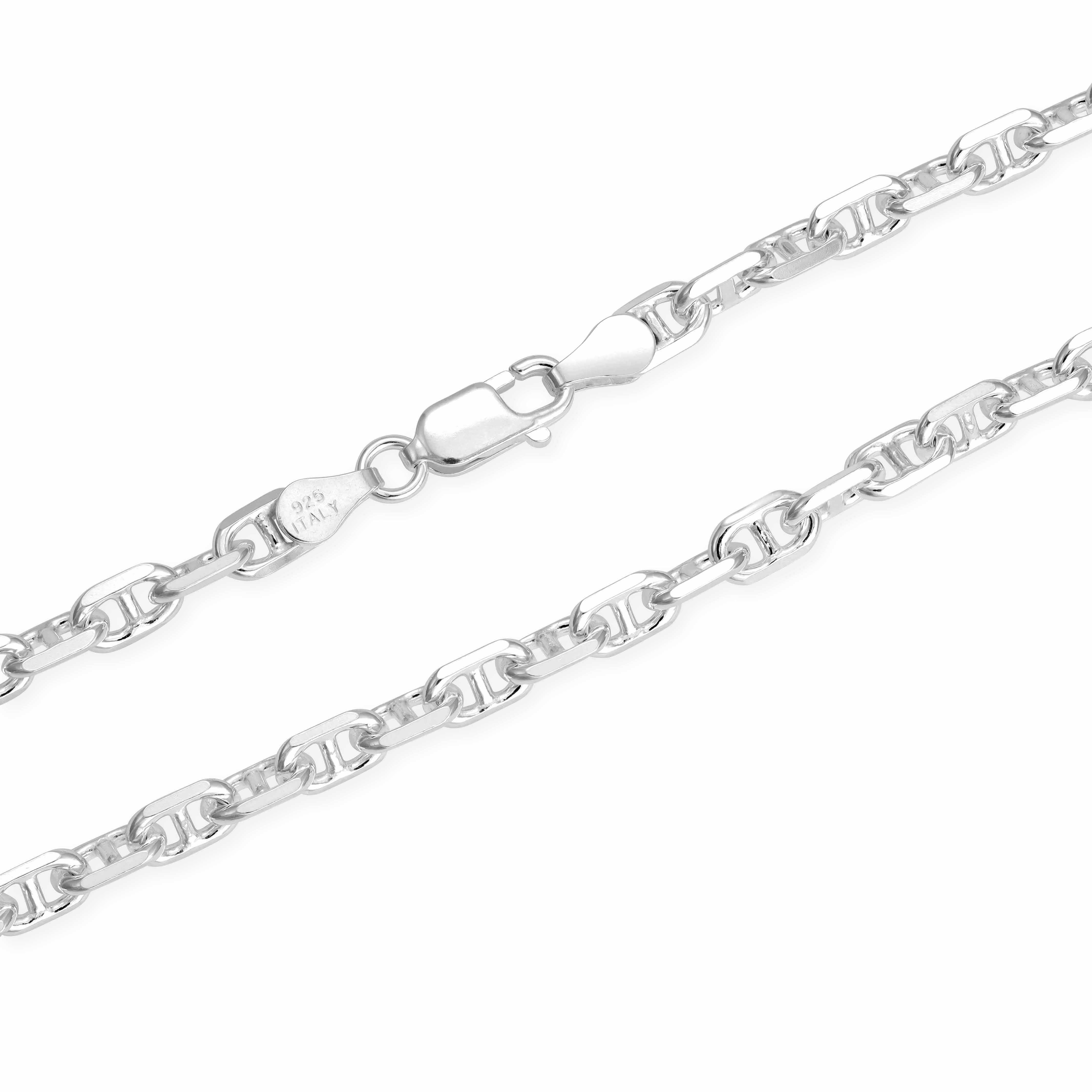 Marinerkette 4mm breit aus 925 Sterling Silber - Taipan Schmuck