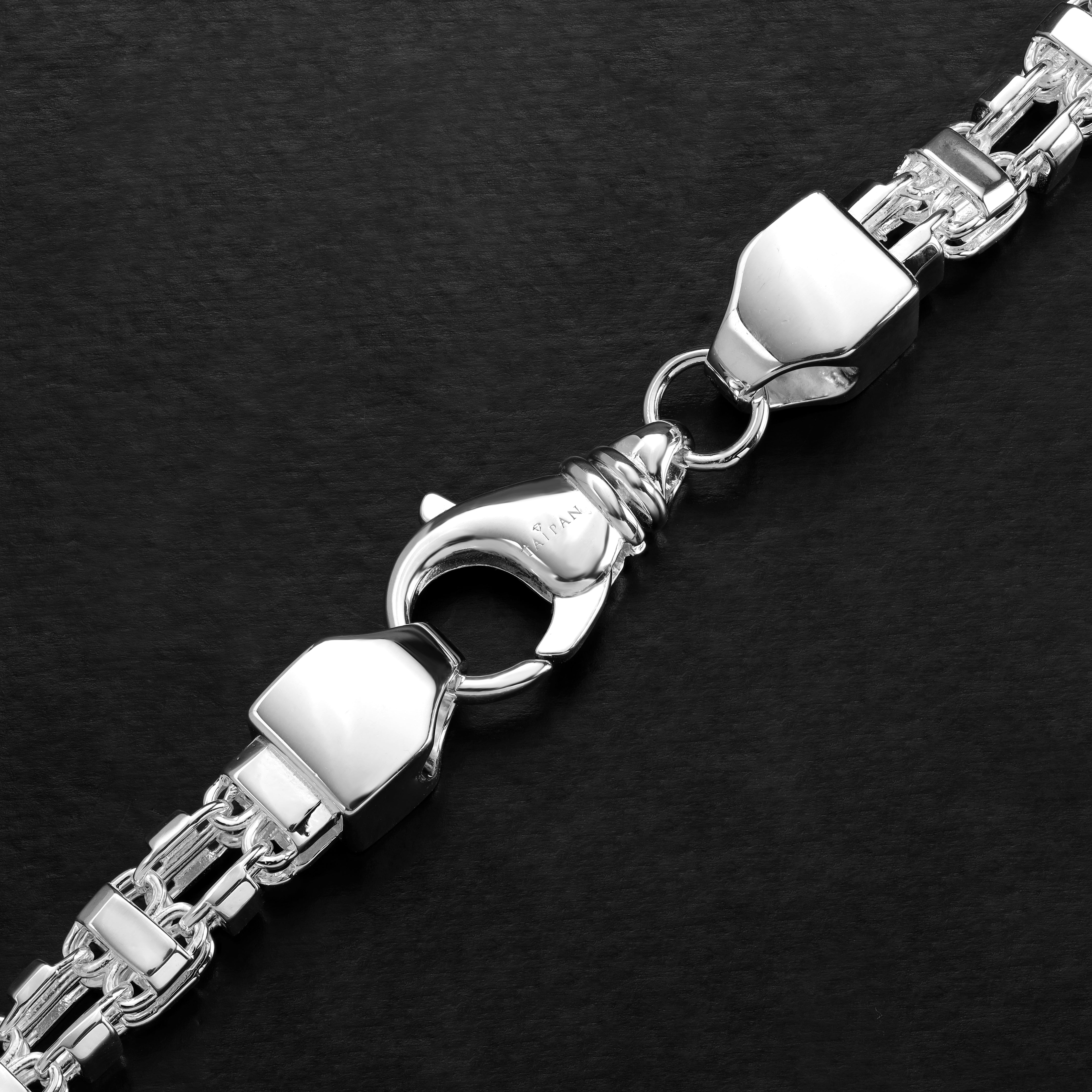 Käfigkette Magnumkette 7mm breit 60/70cm lang aus 925 Sterling Silber - Taipan Schmuck