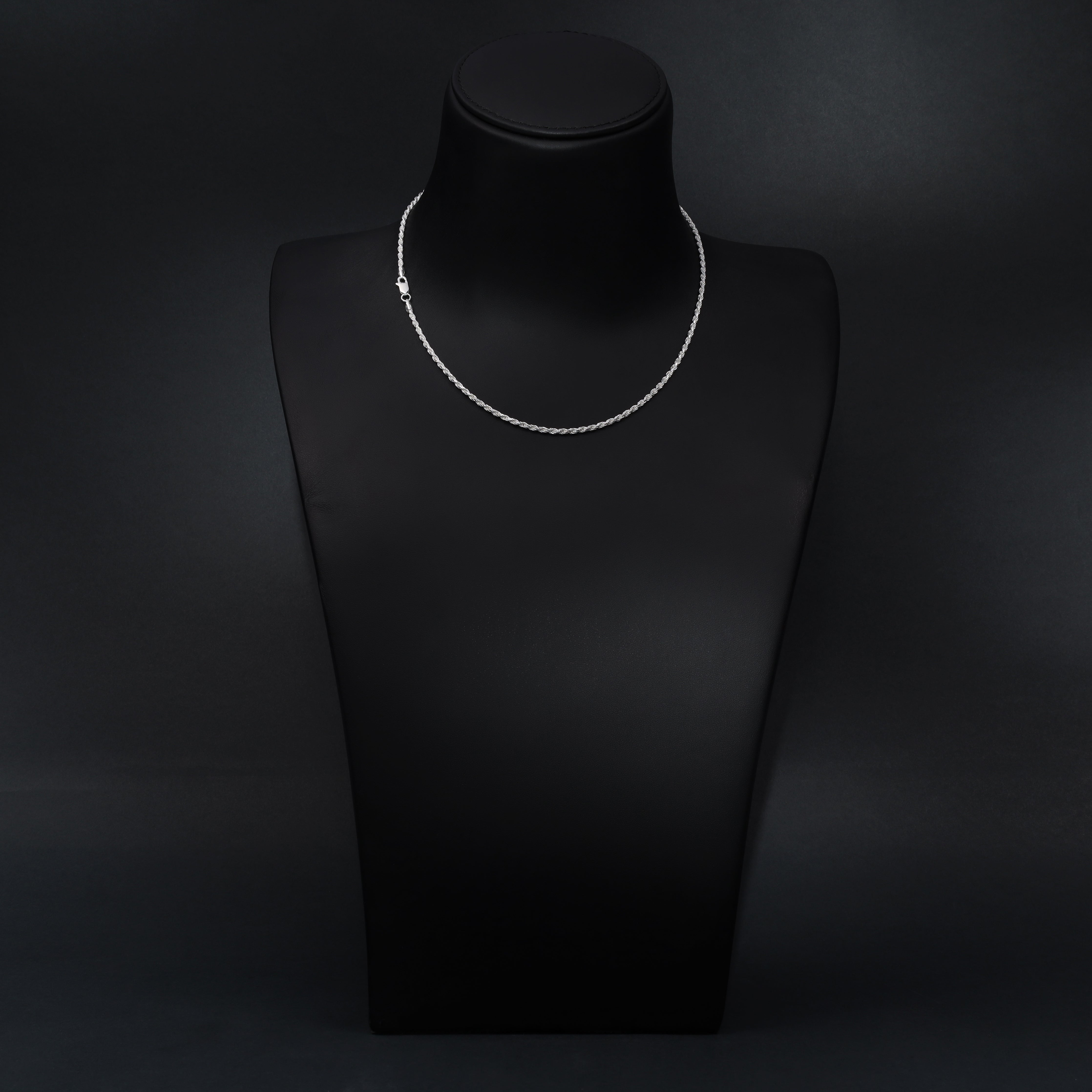 Kordelkette Rope Chain aus 925 Silber in 2,3mm - Taipan Schmuck