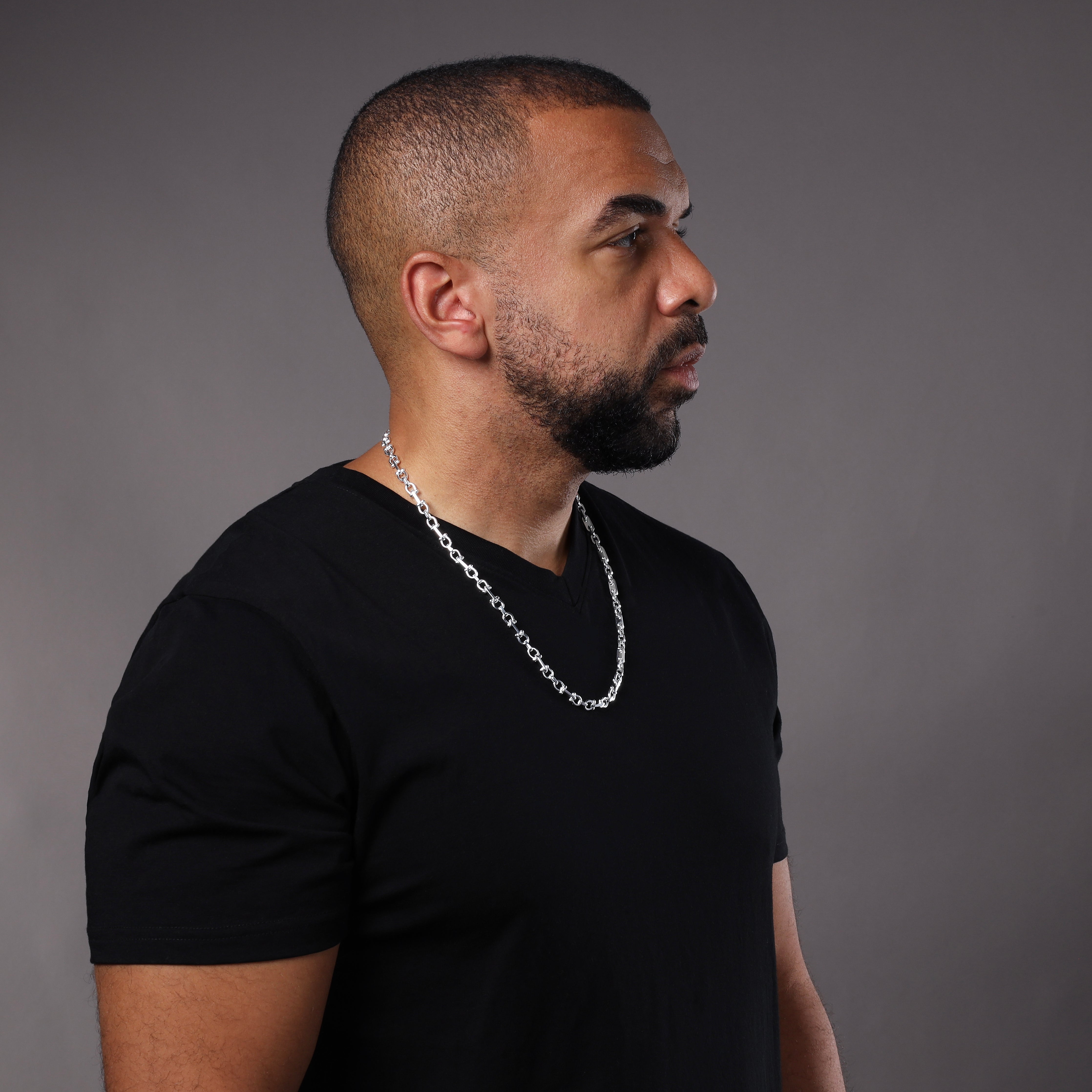 Pharao Kette Plattenkette 6,5mm breit aus 925 Sterlingsilber "Oriental Dream" - Taipan Schmuck