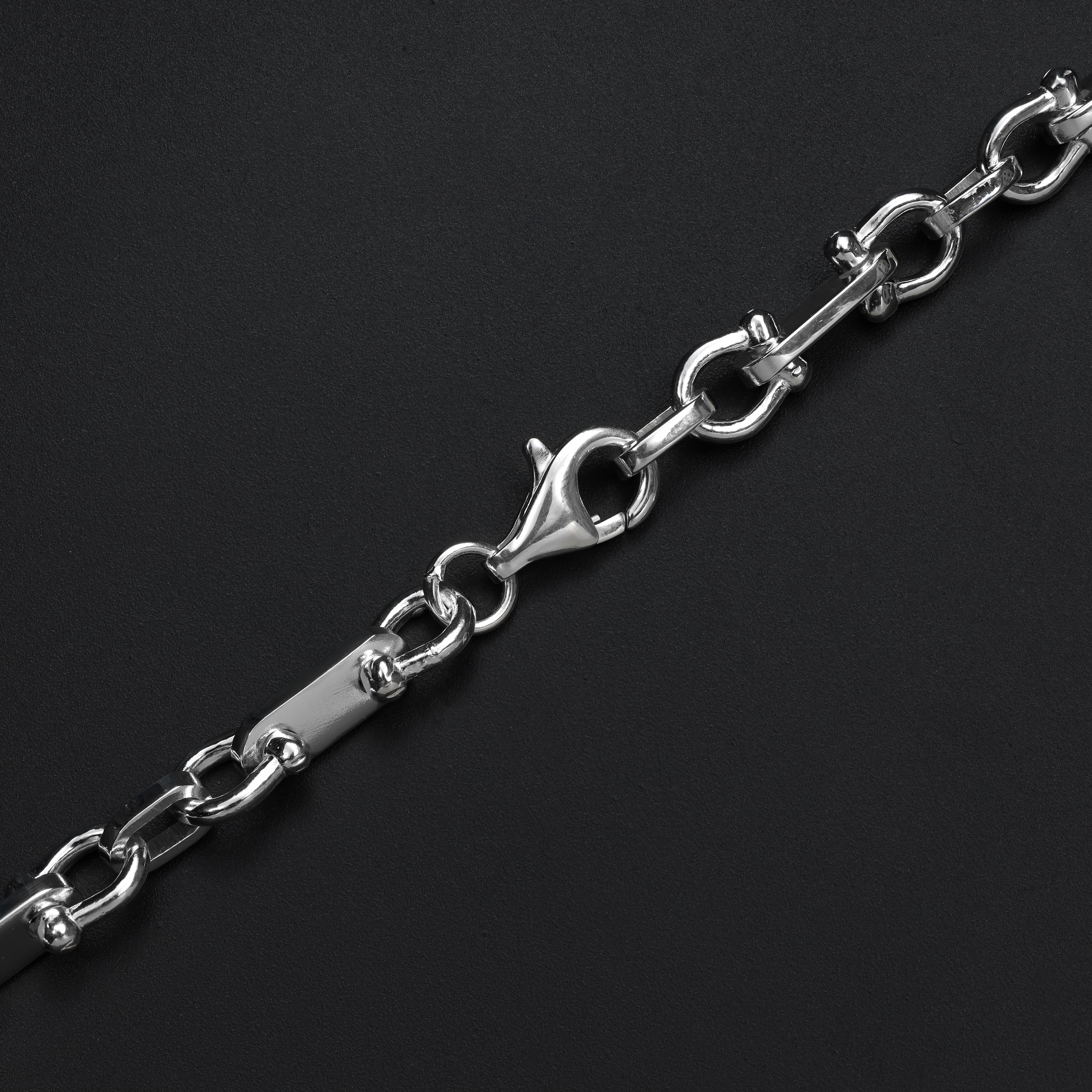 Pharao Kette Plattenkette 6,5mm breit aus 925 Sterlingsilber "Oriental Dream" - Taipan Schmuck