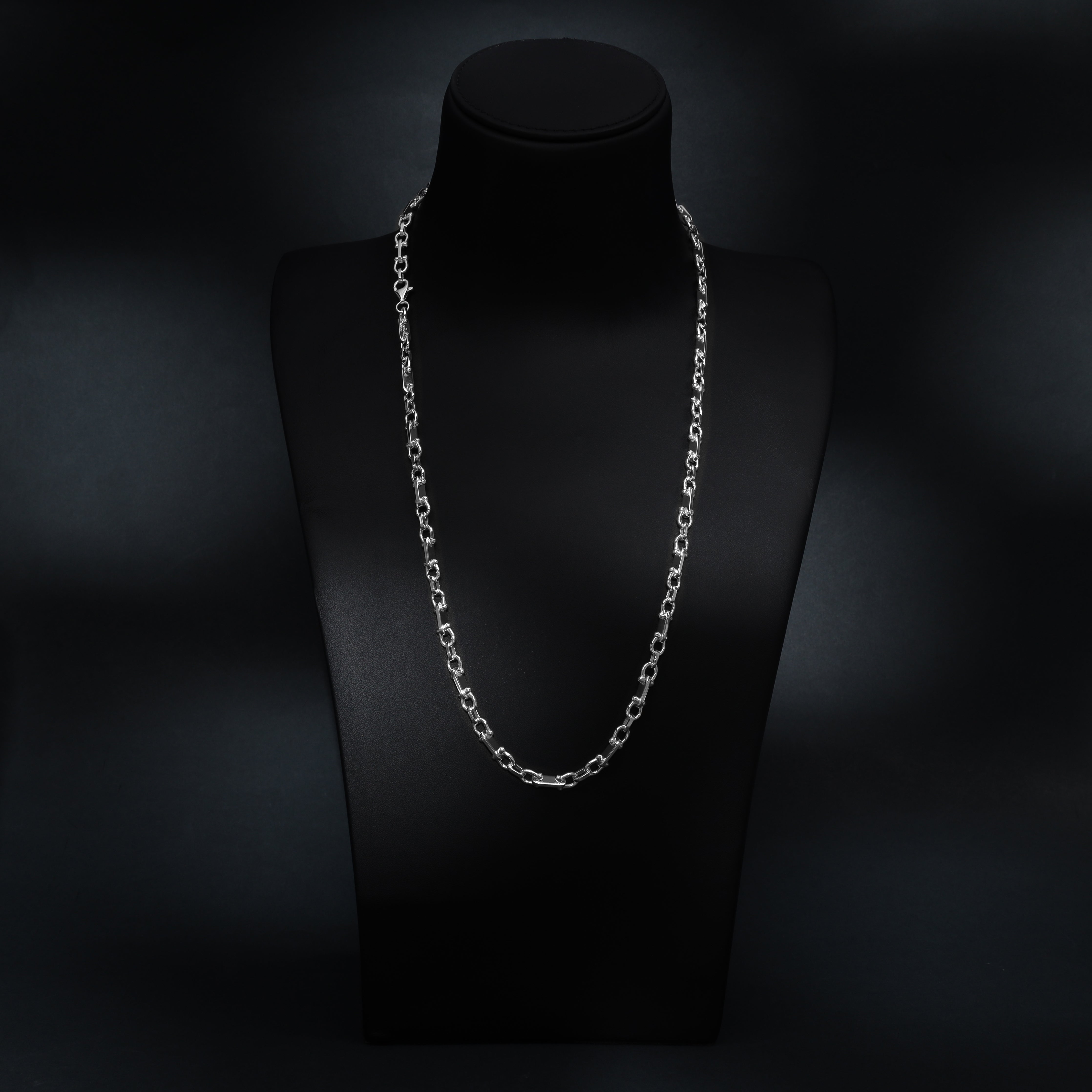 Pharao Kette Plattenkette 6,5mm breit aus 925 Sterlingsilber "Oriental Dream" - Taipan Schmuck