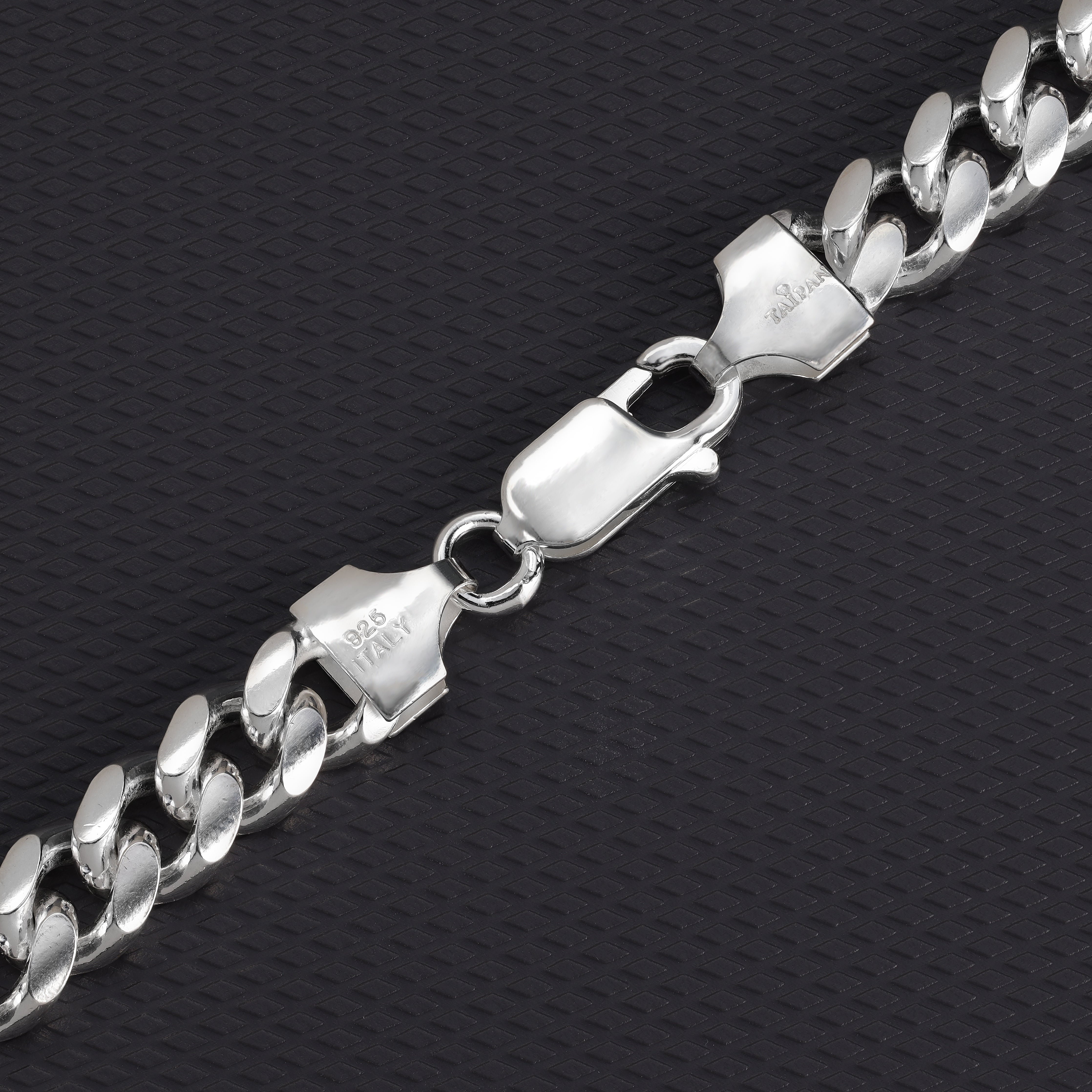 7mm Miami Cuban Link Chain 50/55/60/65/70cm lang aus 925 Sterlingsilber - Taipan Schmuck