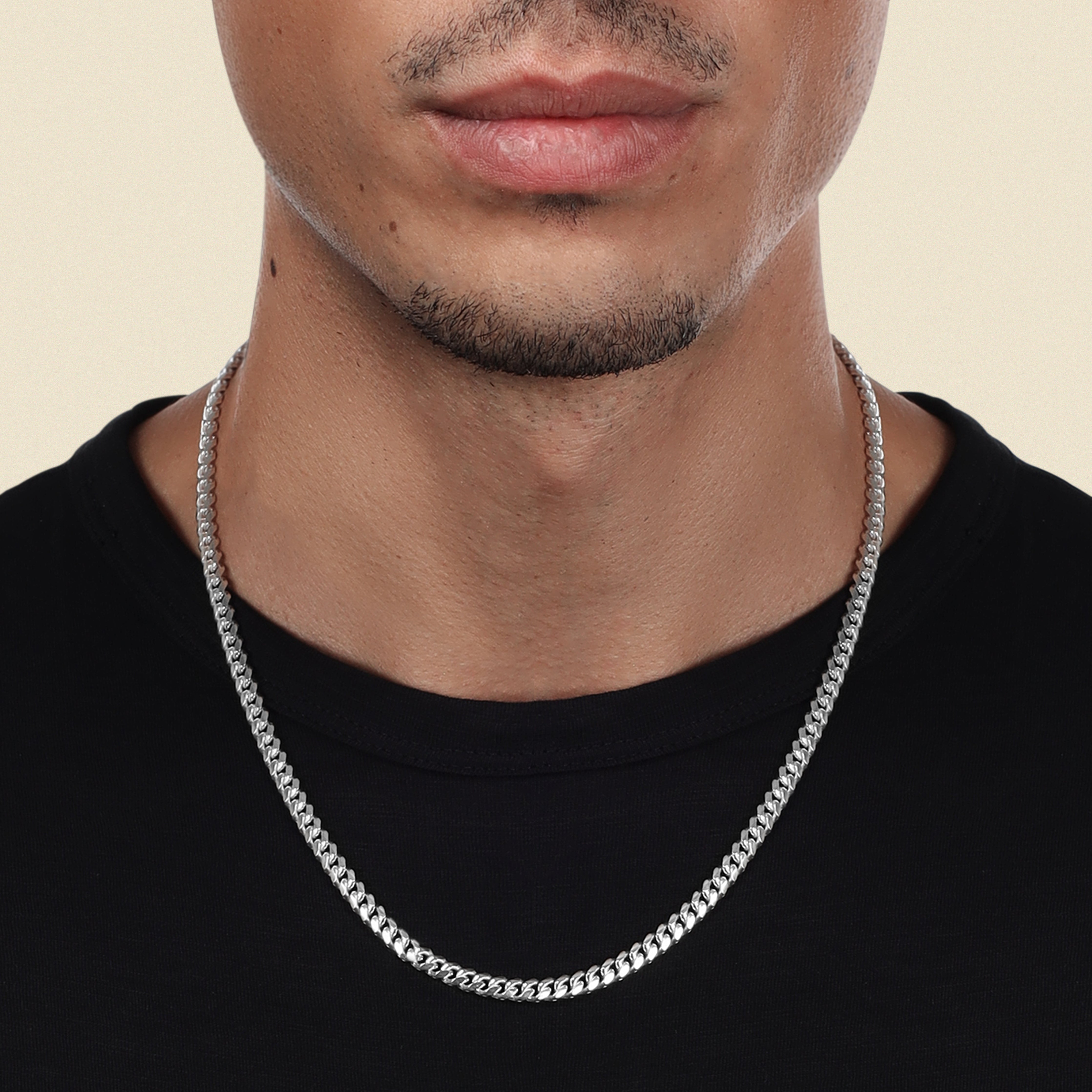 5mm Miami Cuban Link Chain Panzerkette - 925 Silber - Taipan Schmuck