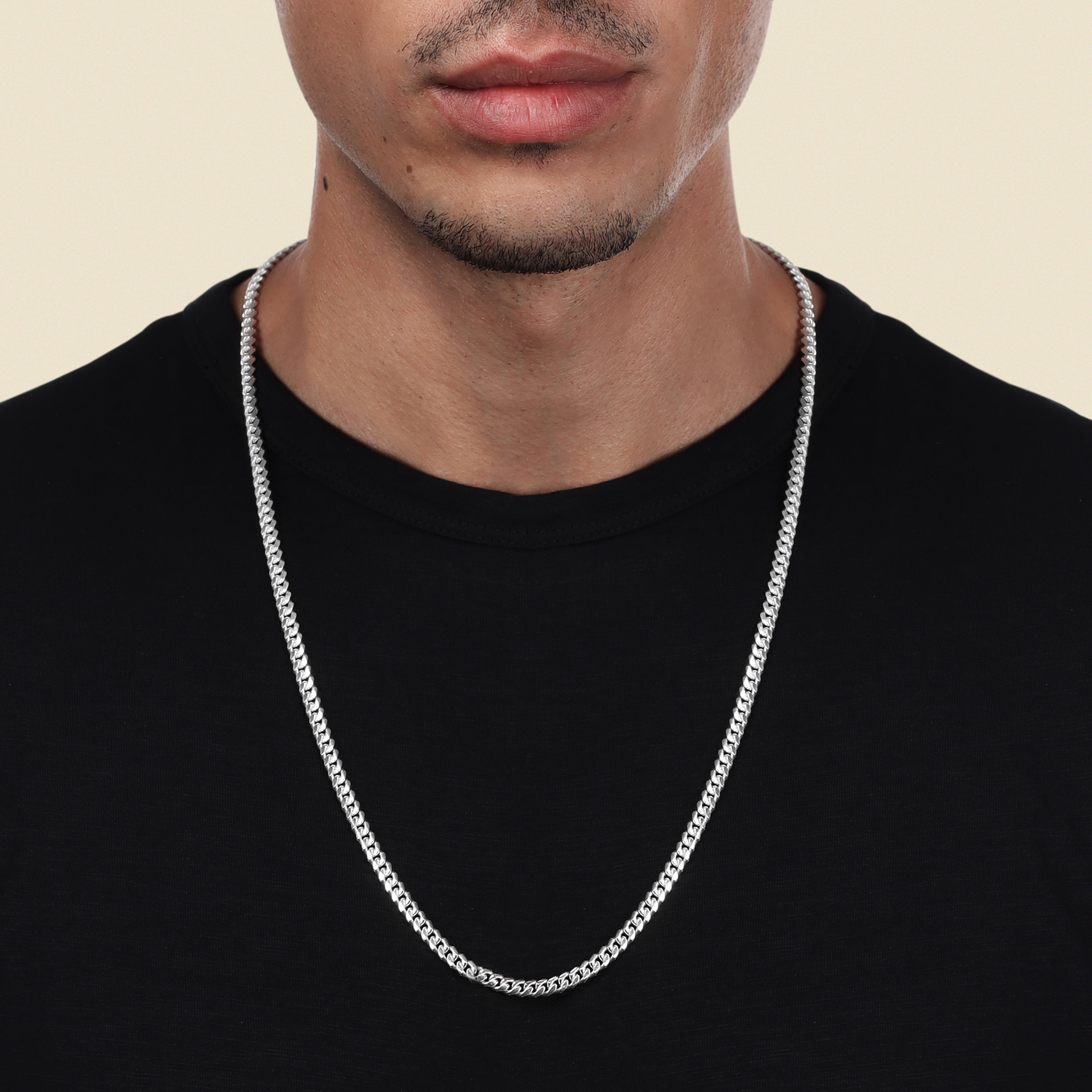 5mm Miami Cuban Link Chain Panzerkette - 925 Silber - Taipan Schmuck