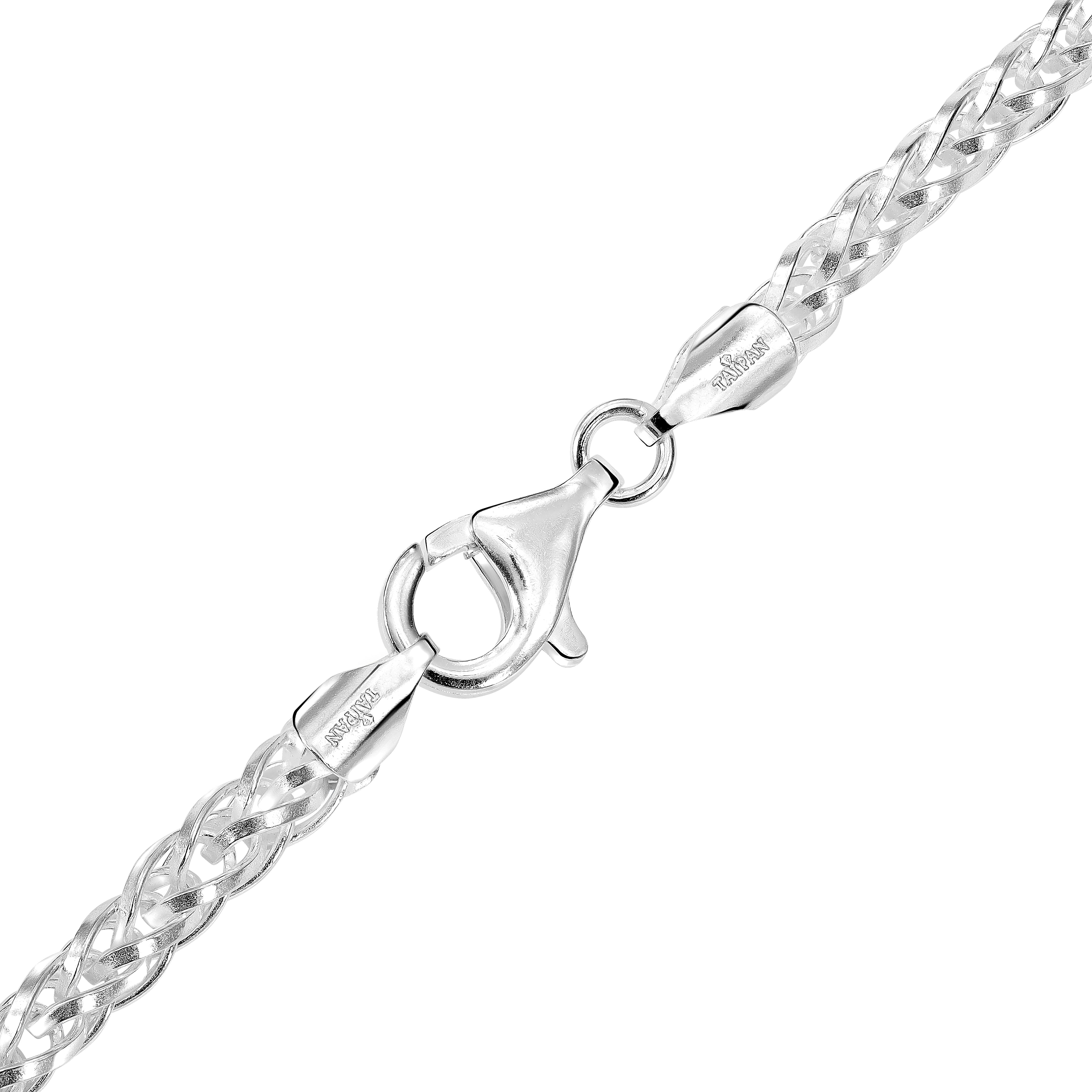 5mm Kordelkette Ropechain 65cm aus 925 Sterlingsilber