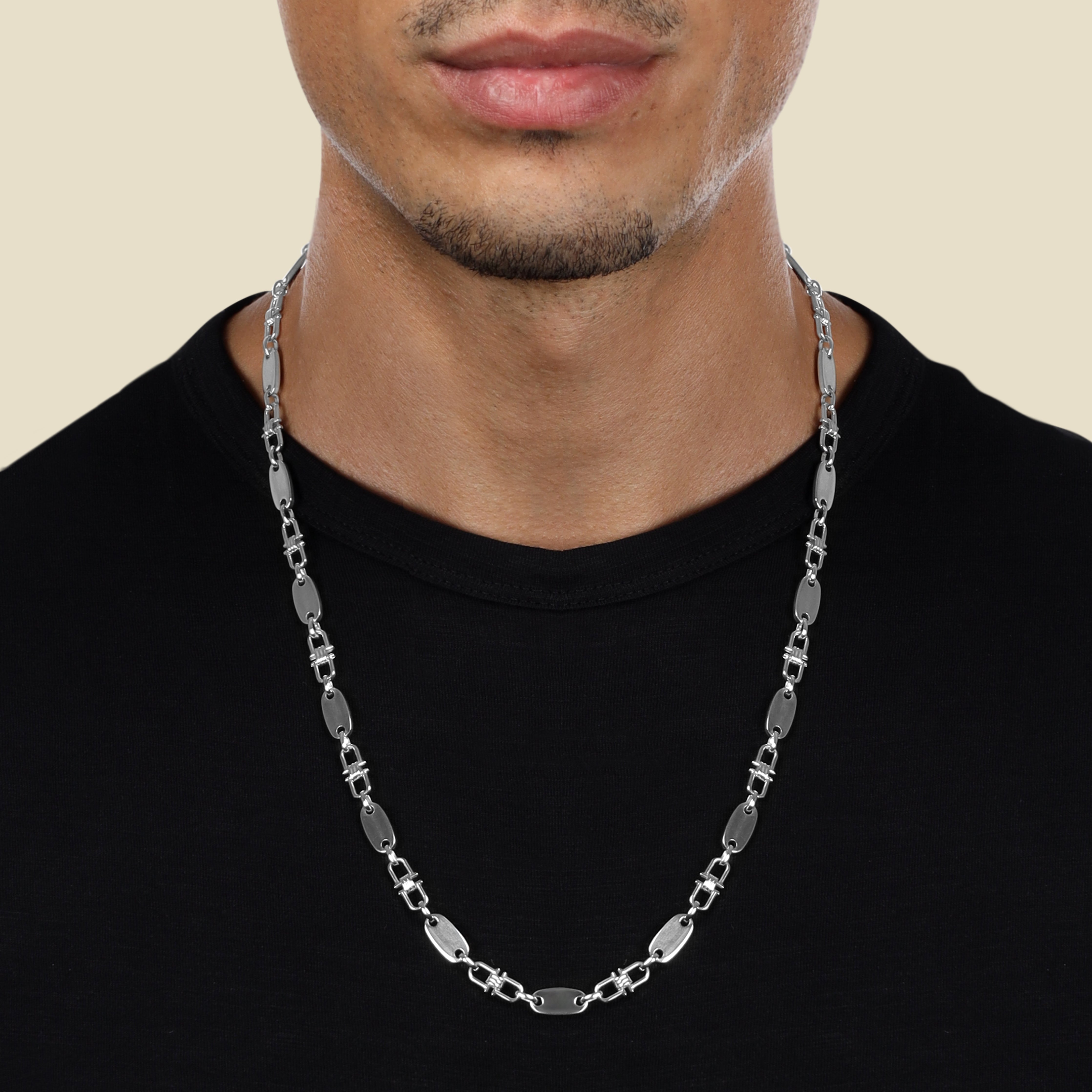 Plattenkette 6mm aus 925 Silber - Taipan Schmuck