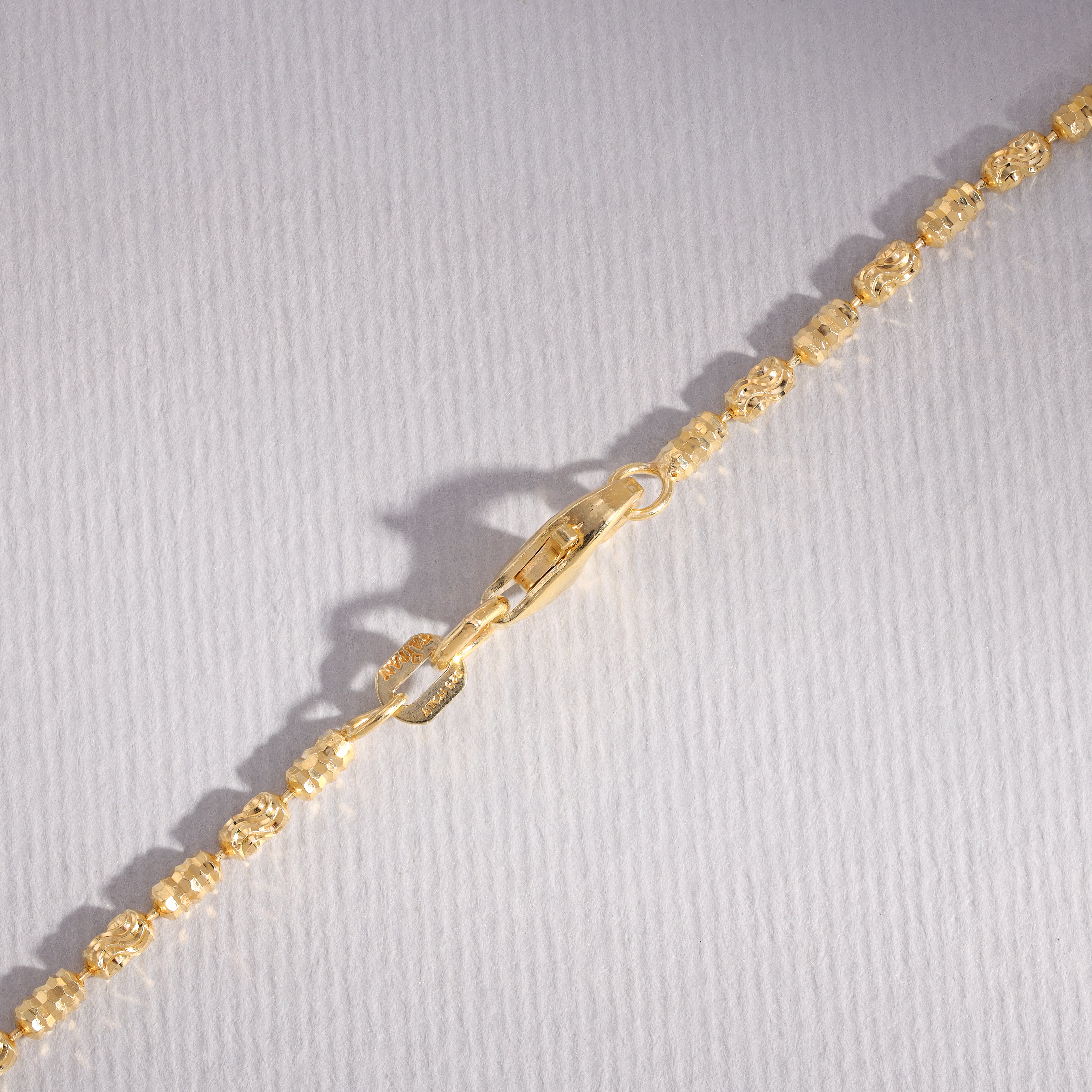 5mm Plate Chain Movable Stirrup Chain Bracelet - 925 Silver
