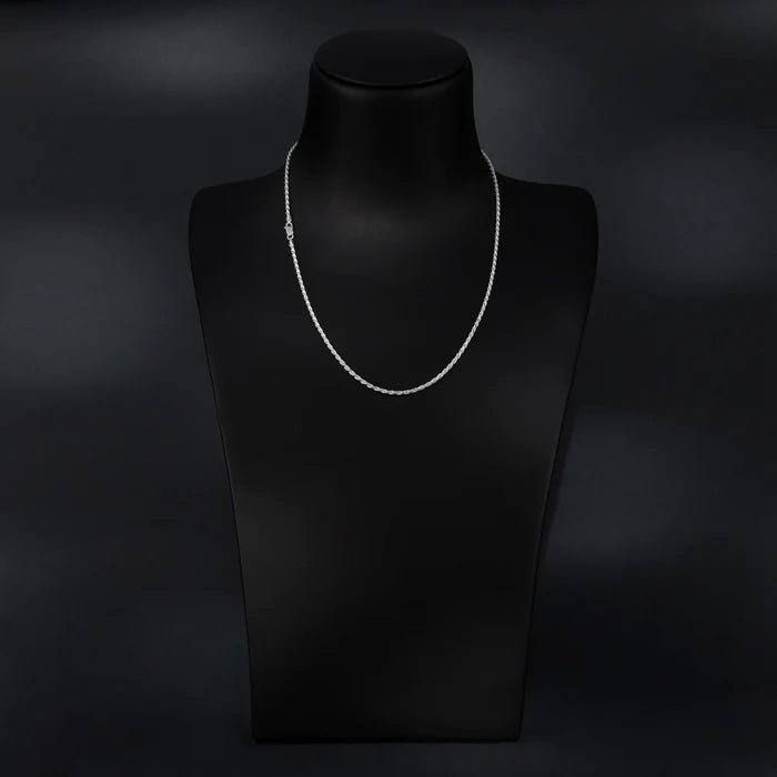 Set - 2,3mm Kordelkette Rope Chain Kette + Armband 925 Silber - Taipan Schmuck