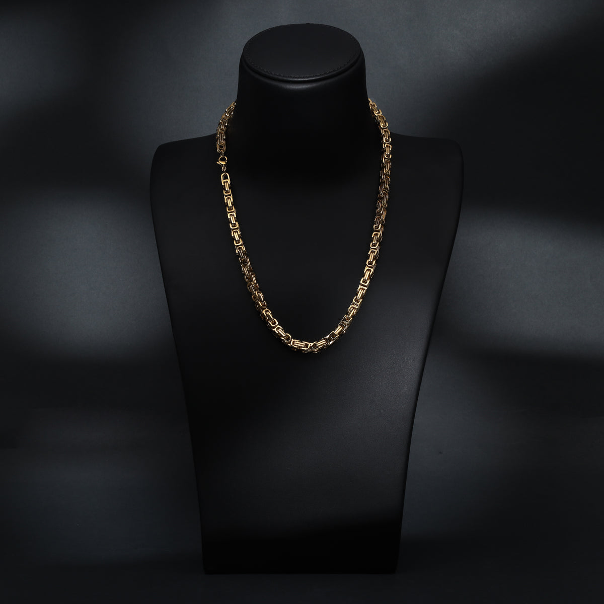 6mm Königskette aus Edelstahl 18K vergoldet - Taipan Schmuck