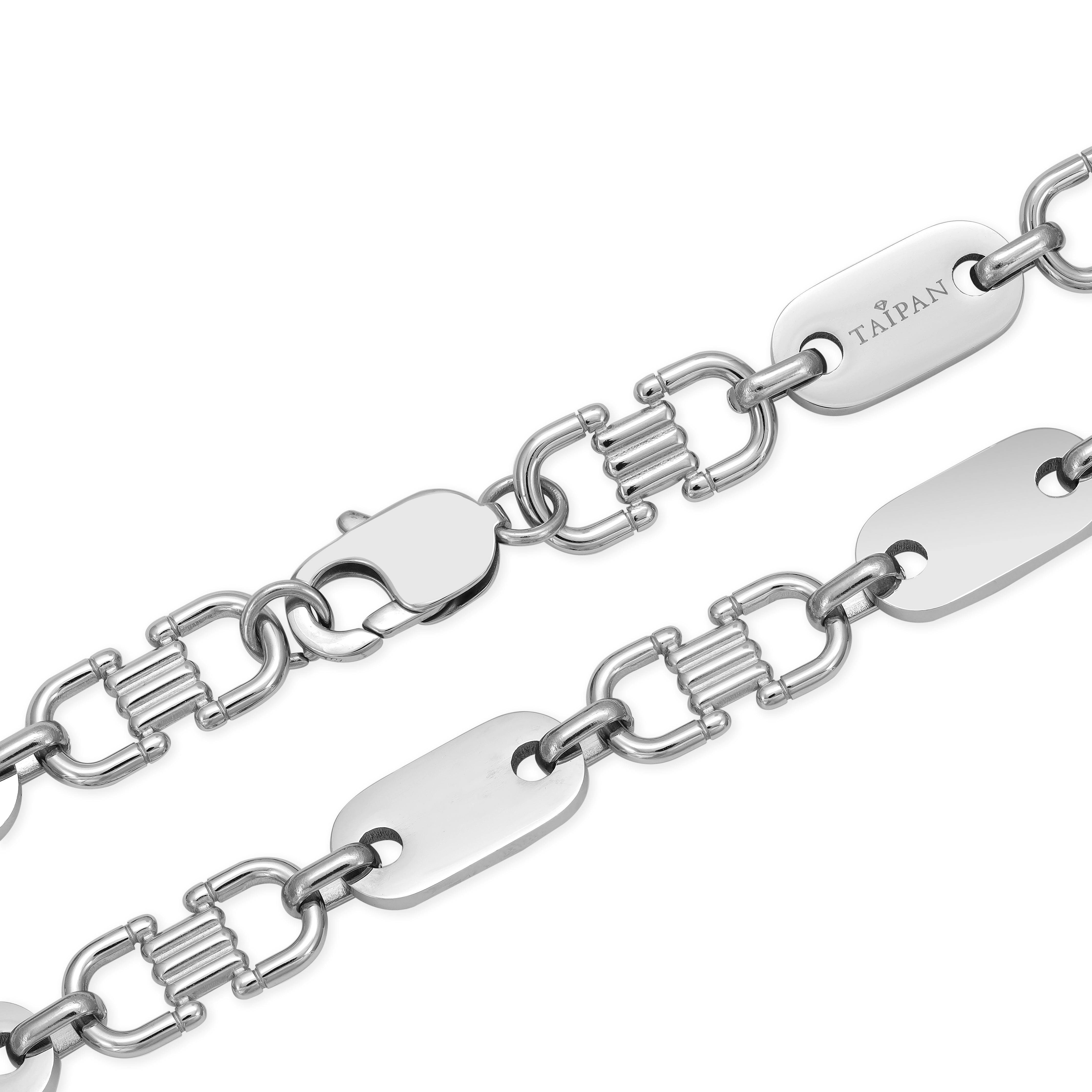 Plate chain 10mm wide stirrup chain made of stainless steel