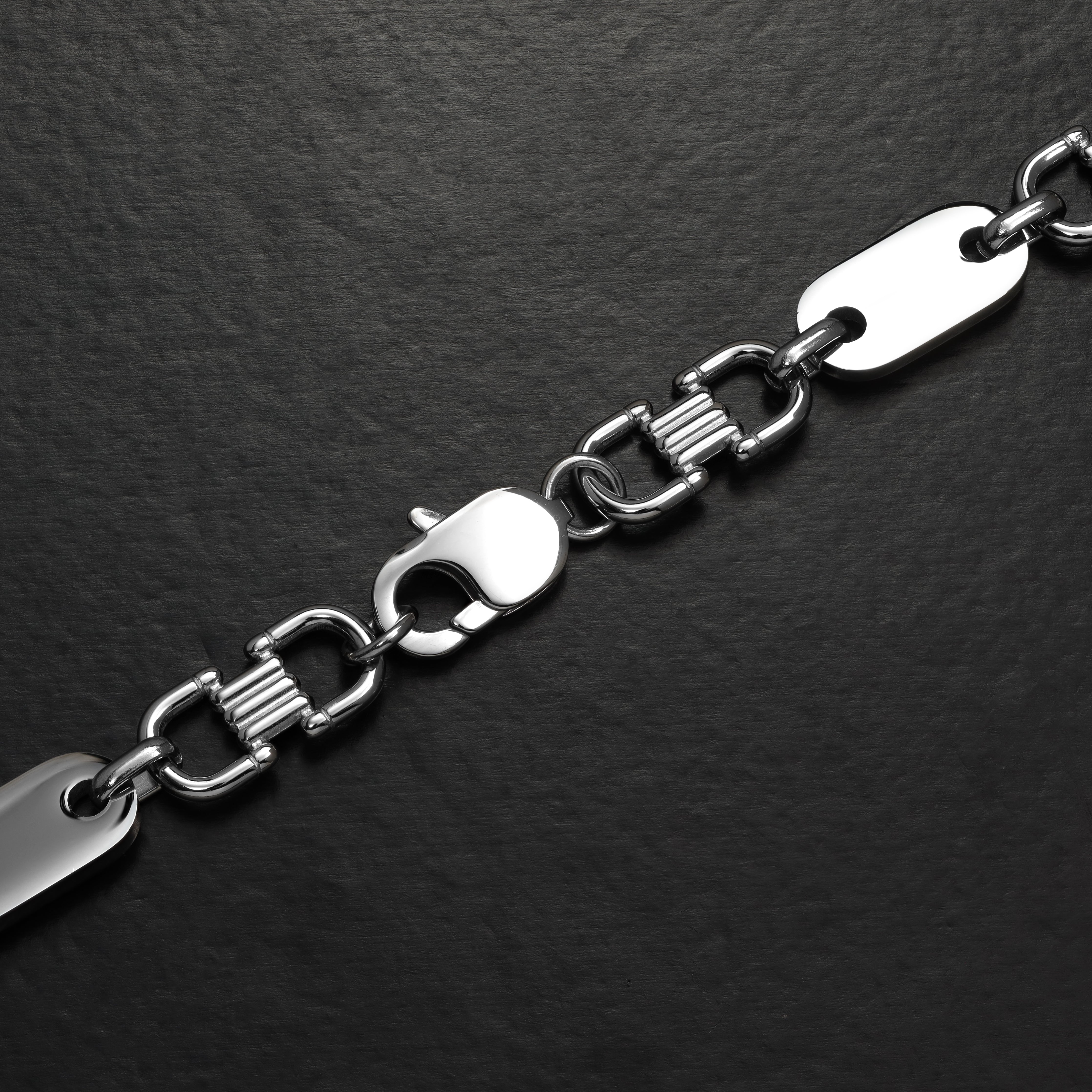 Plate chain 10mm wide stirrup chain made of stainless steel