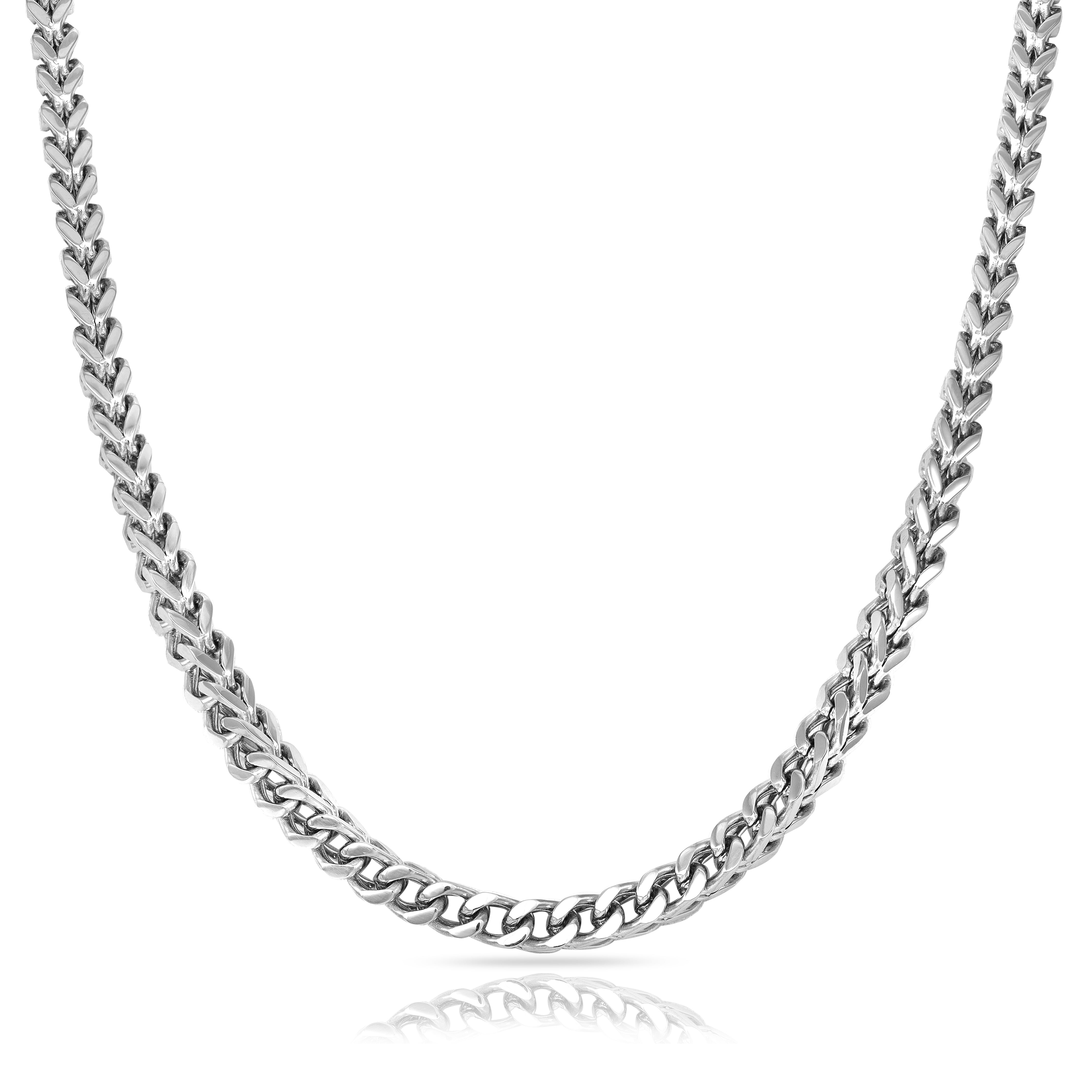 Franco Chain 5mm breit aus Edelstahl - Taipan Schmuck